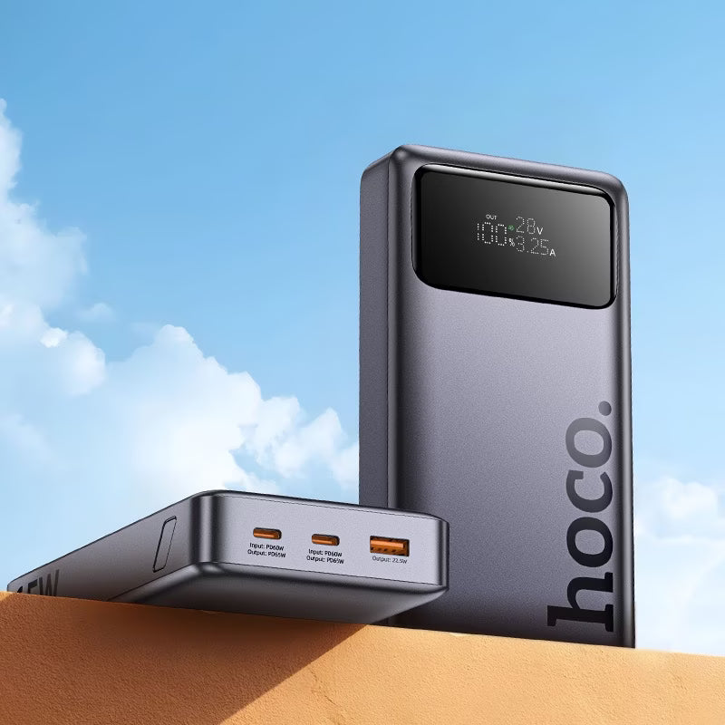 HOCO Q40 Leader PD 65W Power Bank with Digital Display Dark 25000mAh