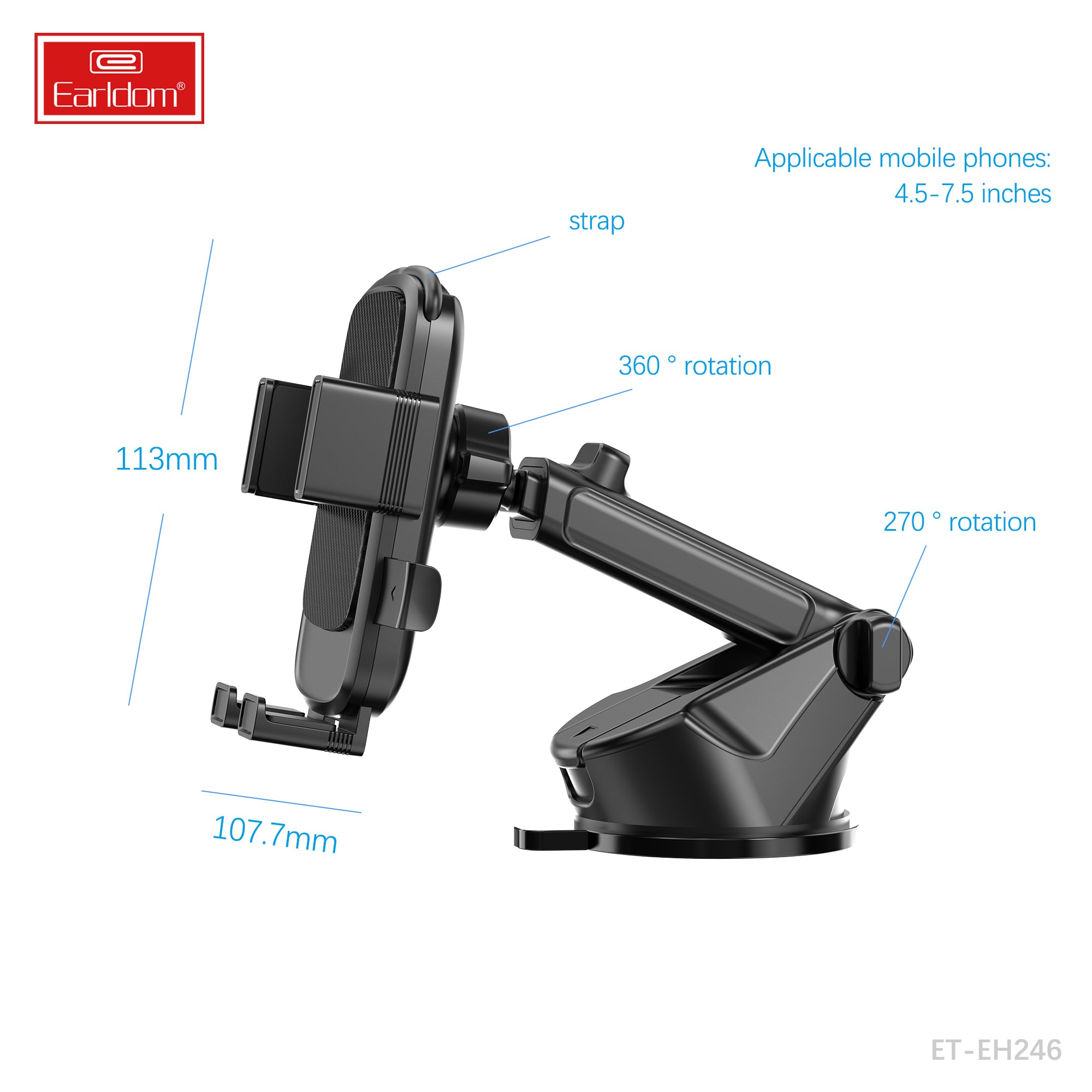 Earldom car center console windshield
