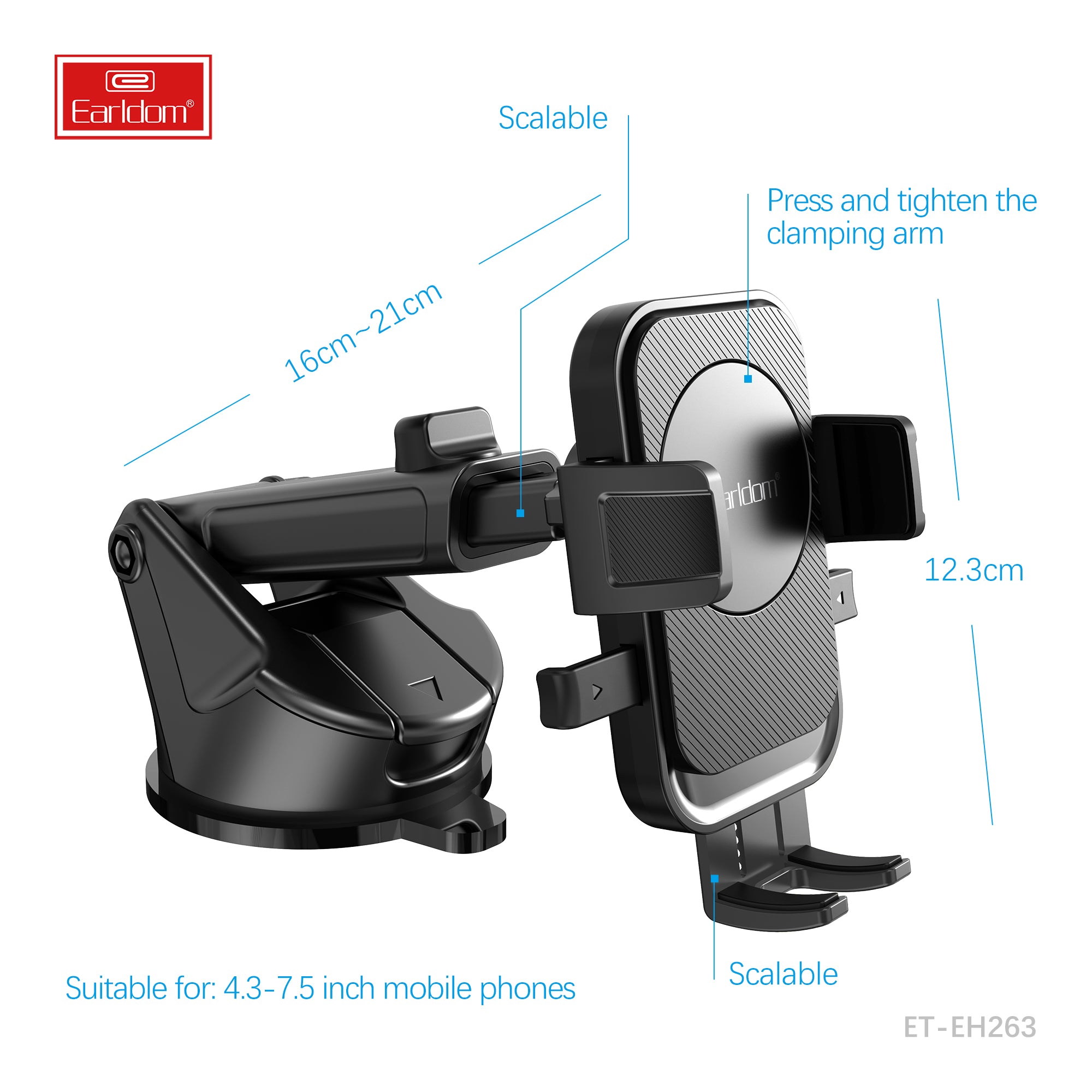 Strong SuctionCup EH263 Holder