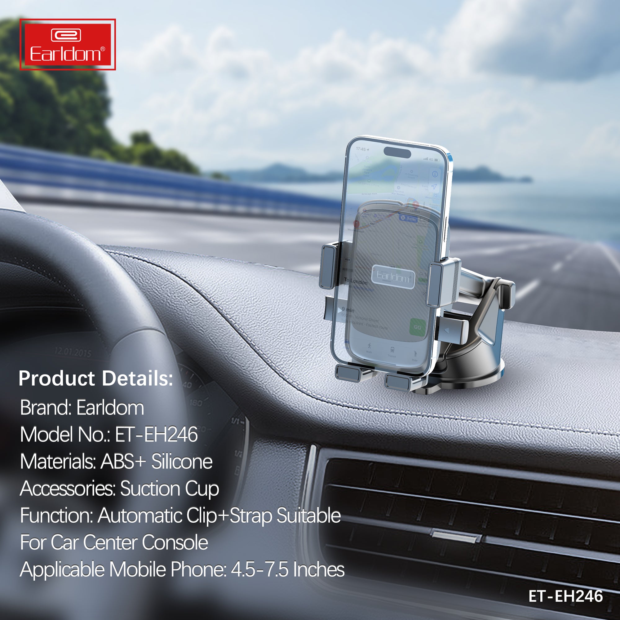 Earldom car center console windshield