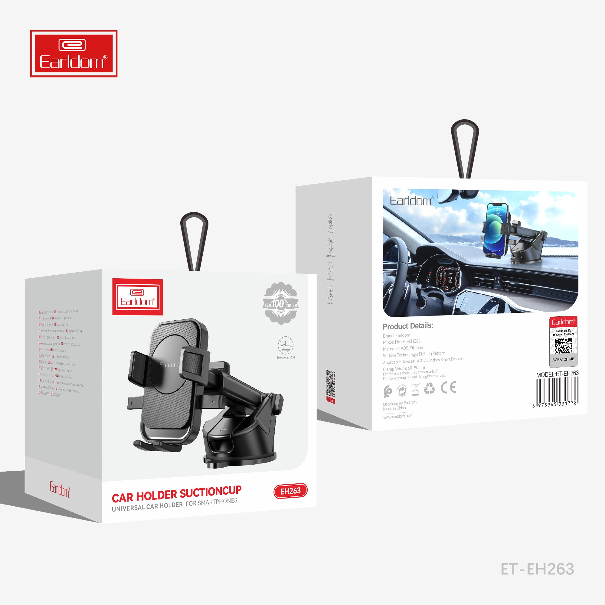Strong SuctionCup EH263 Holder