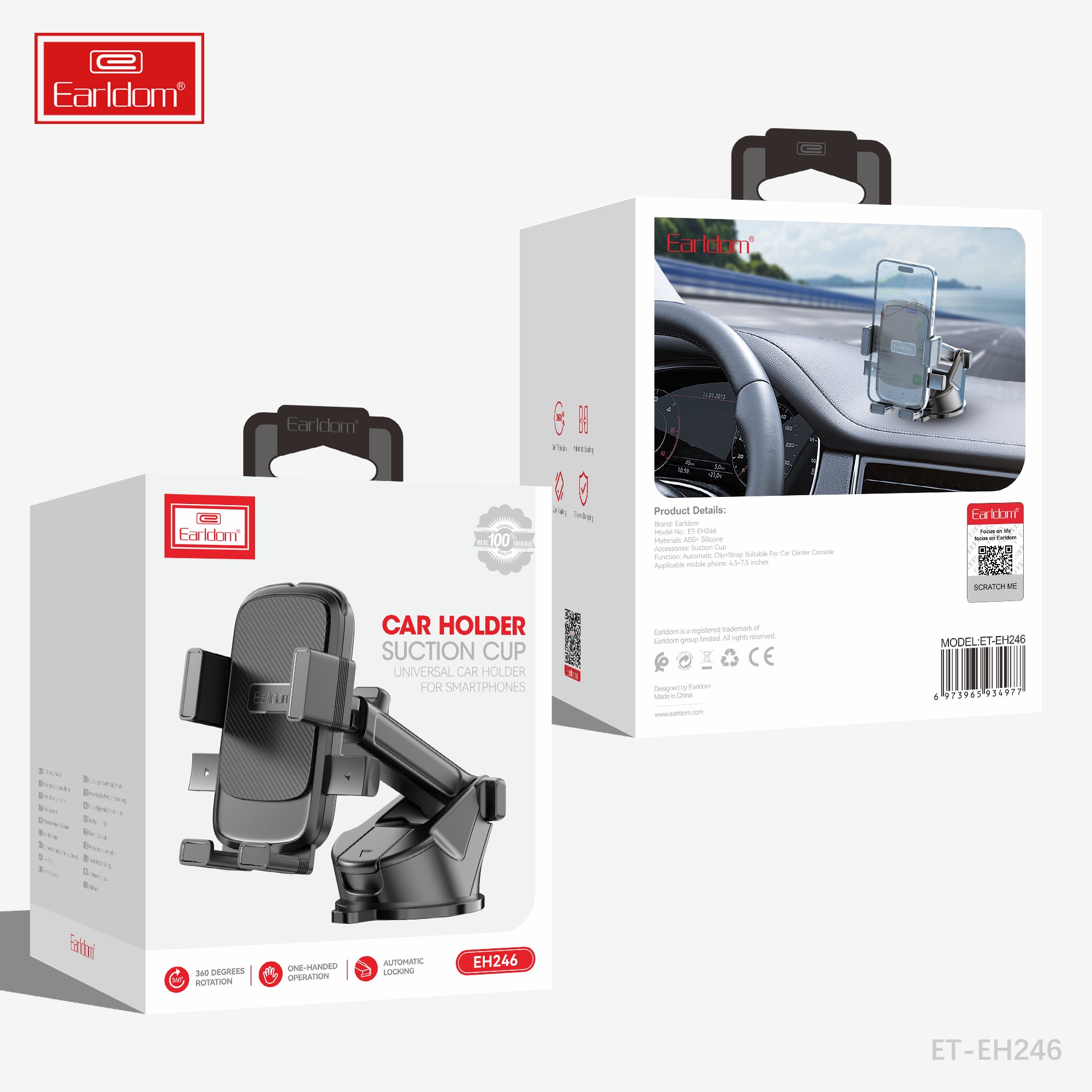Earldom car center console windshield