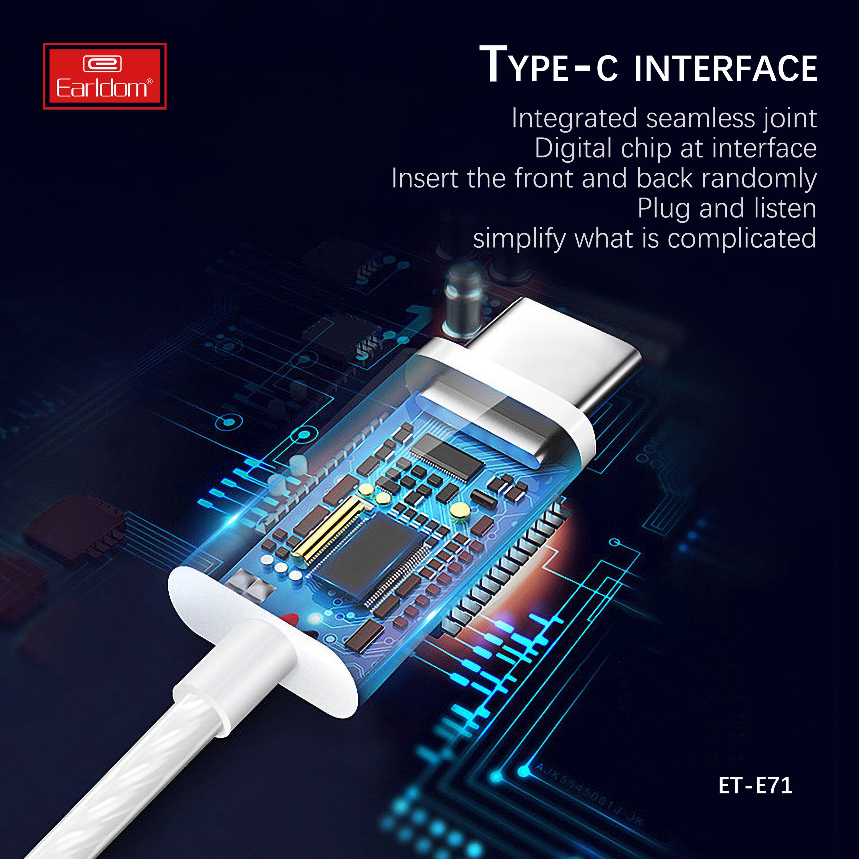 ET-E71 type C earphone