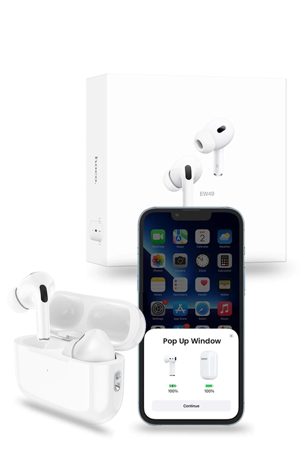 Hoco EW49 aSeries Pro 2 Pop up Window True Wireless Earphones