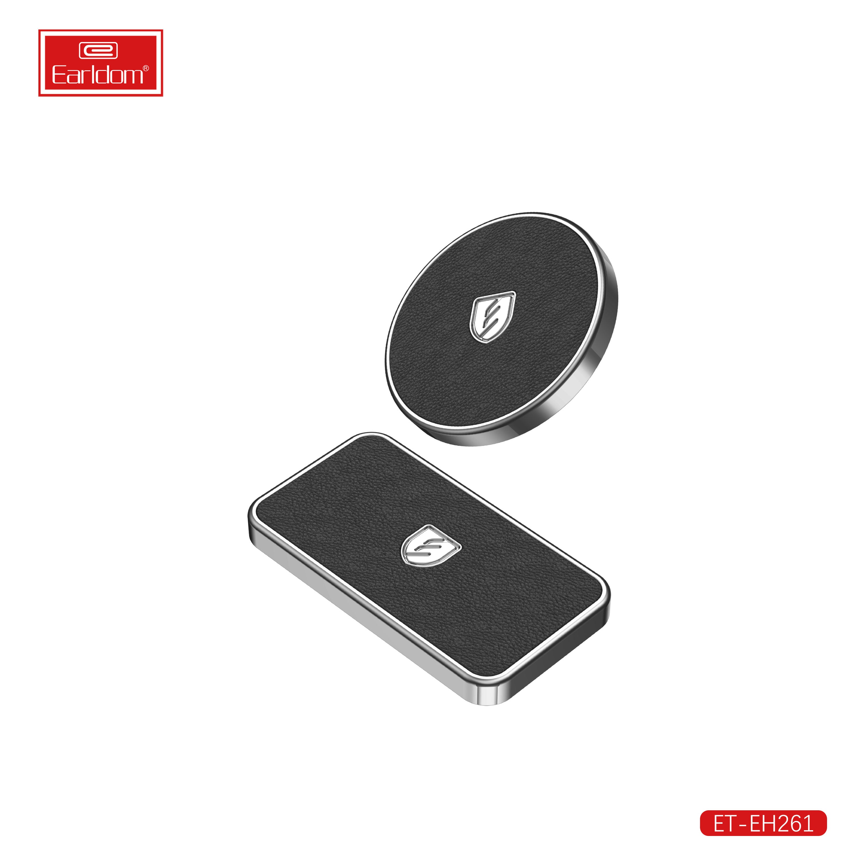 Zinc alloy electroplated leather pad backing adhesive