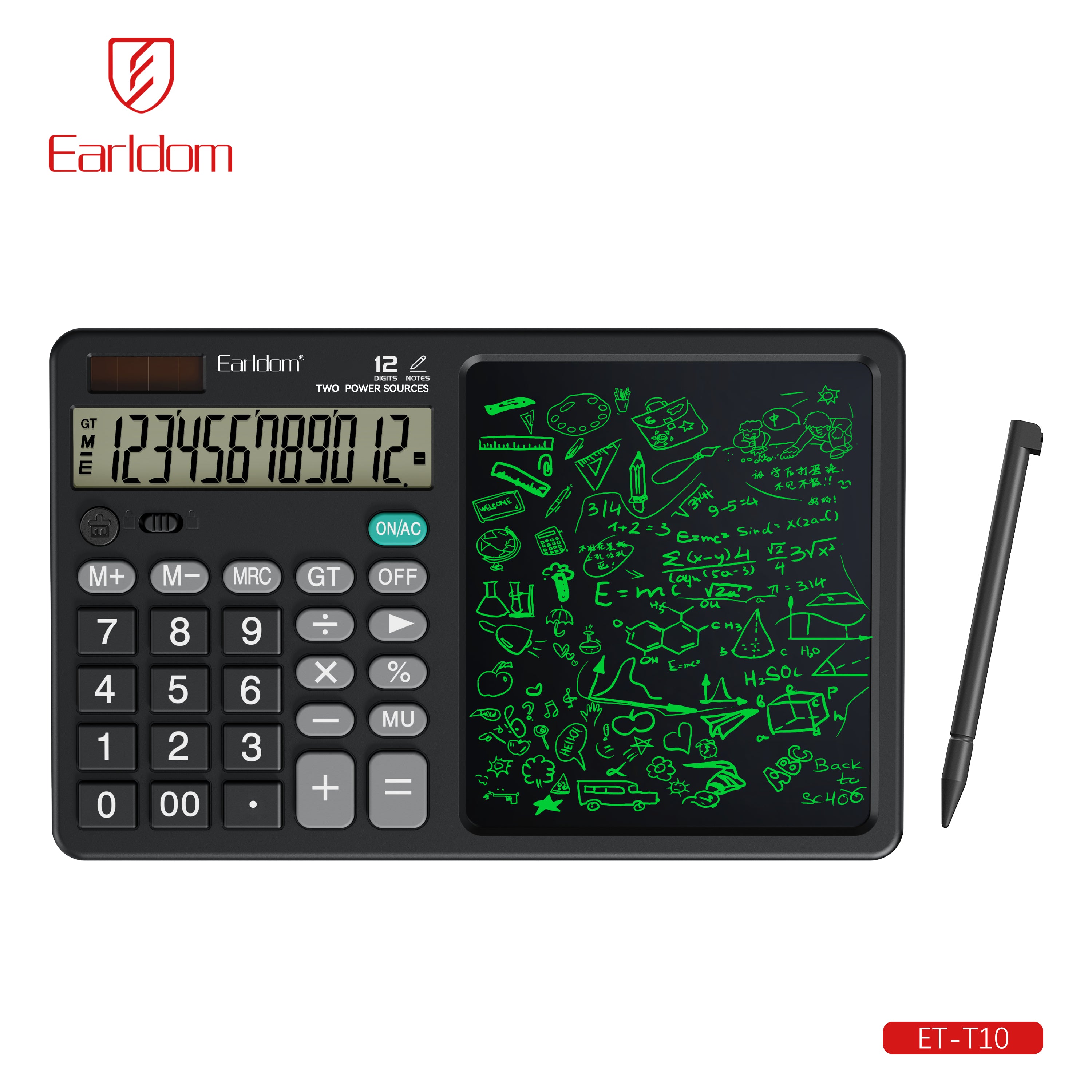 Calculator with Notepad ET-T10