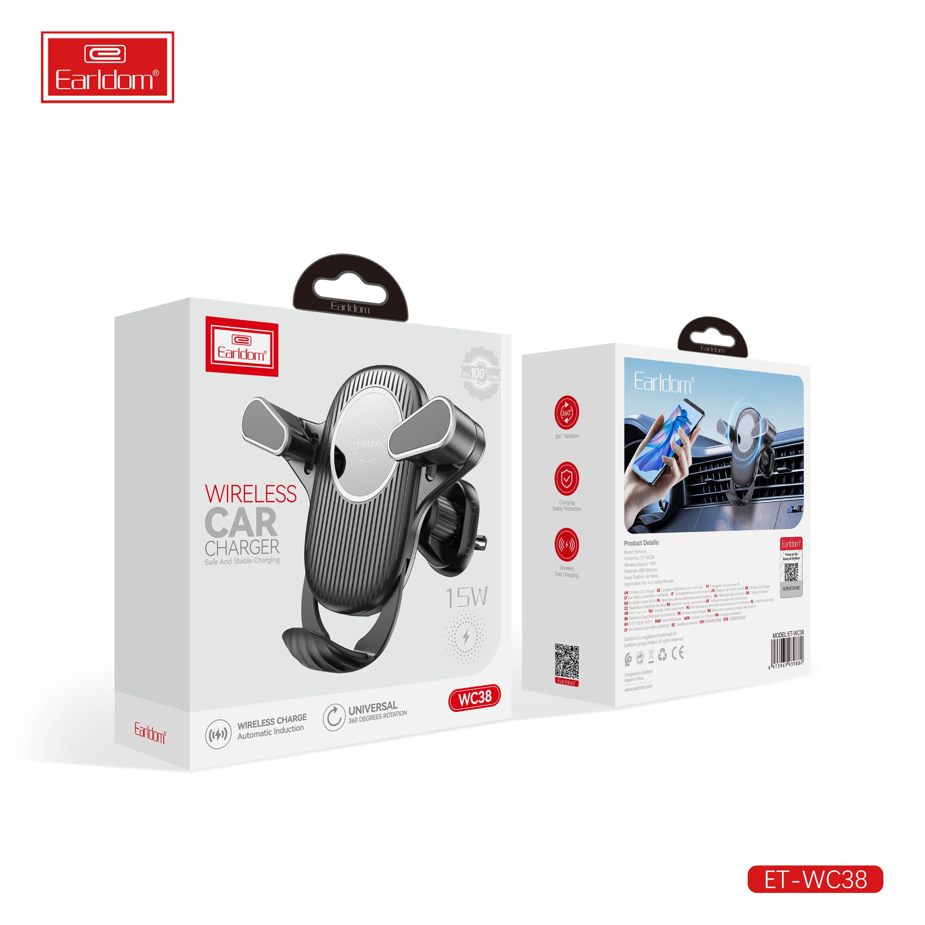 ET-WC38 15w Car wilress holder