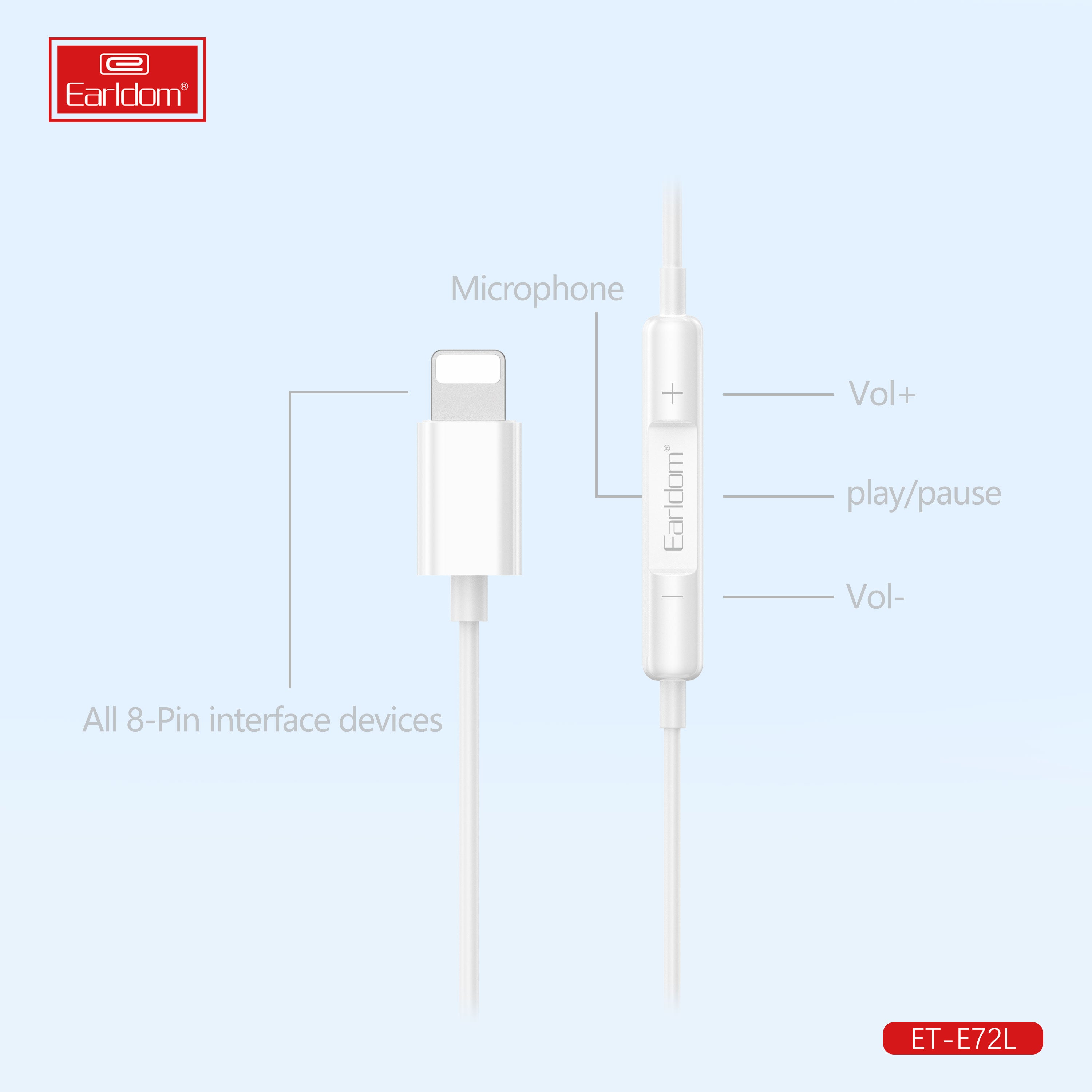 ET-E72L lighting earphone