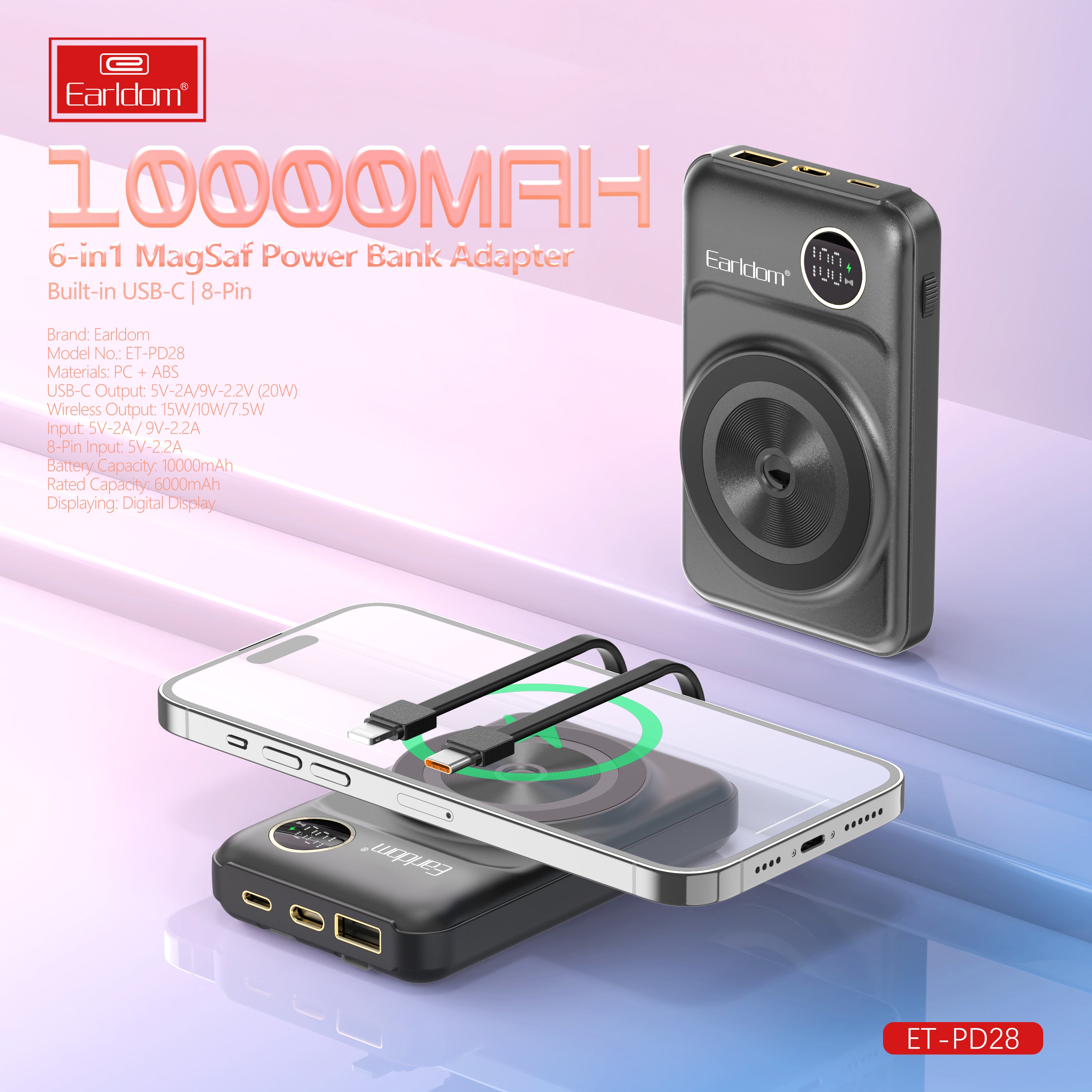 ET-PD28 Wireless powerBank
