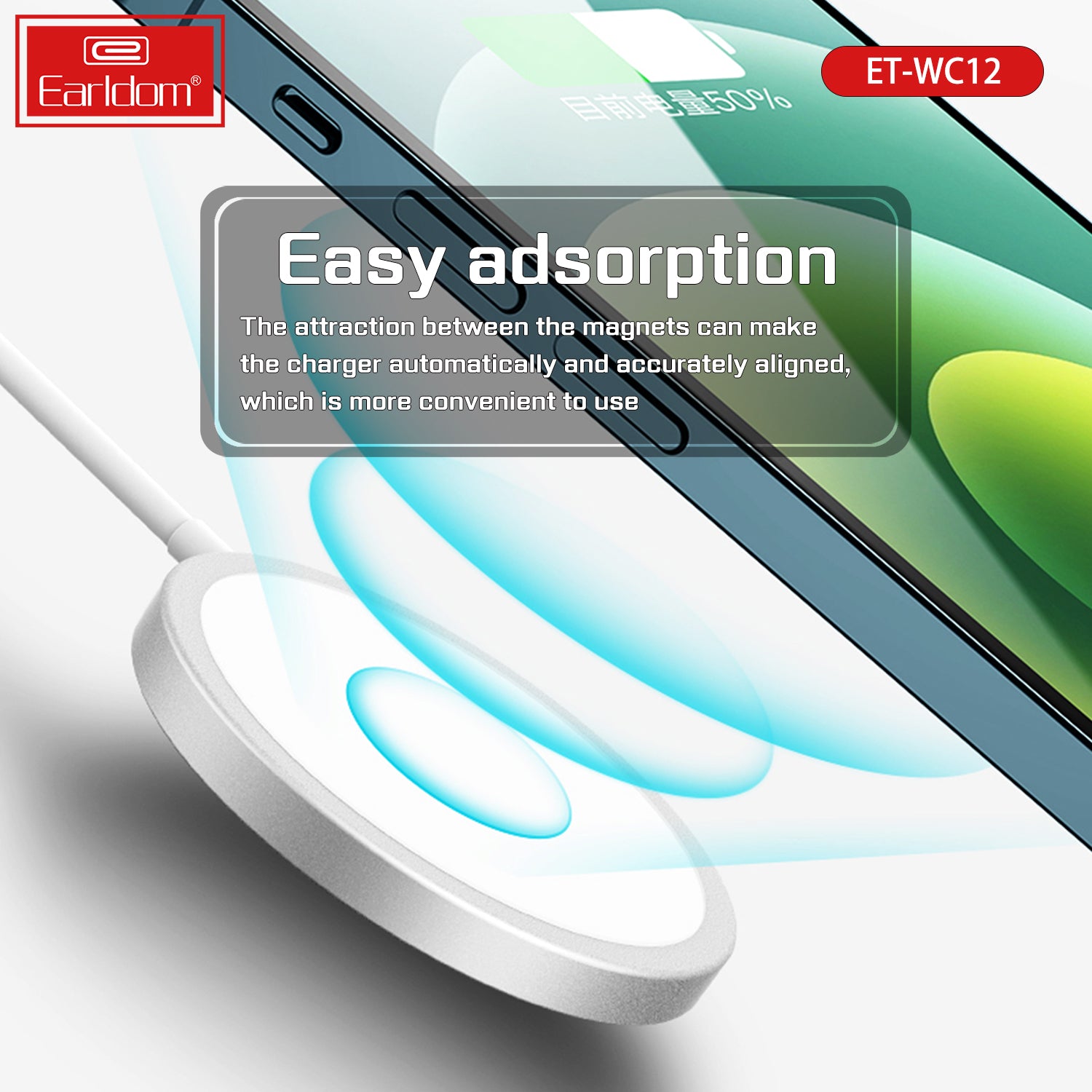 ET-WC12 wireless charger for iphone