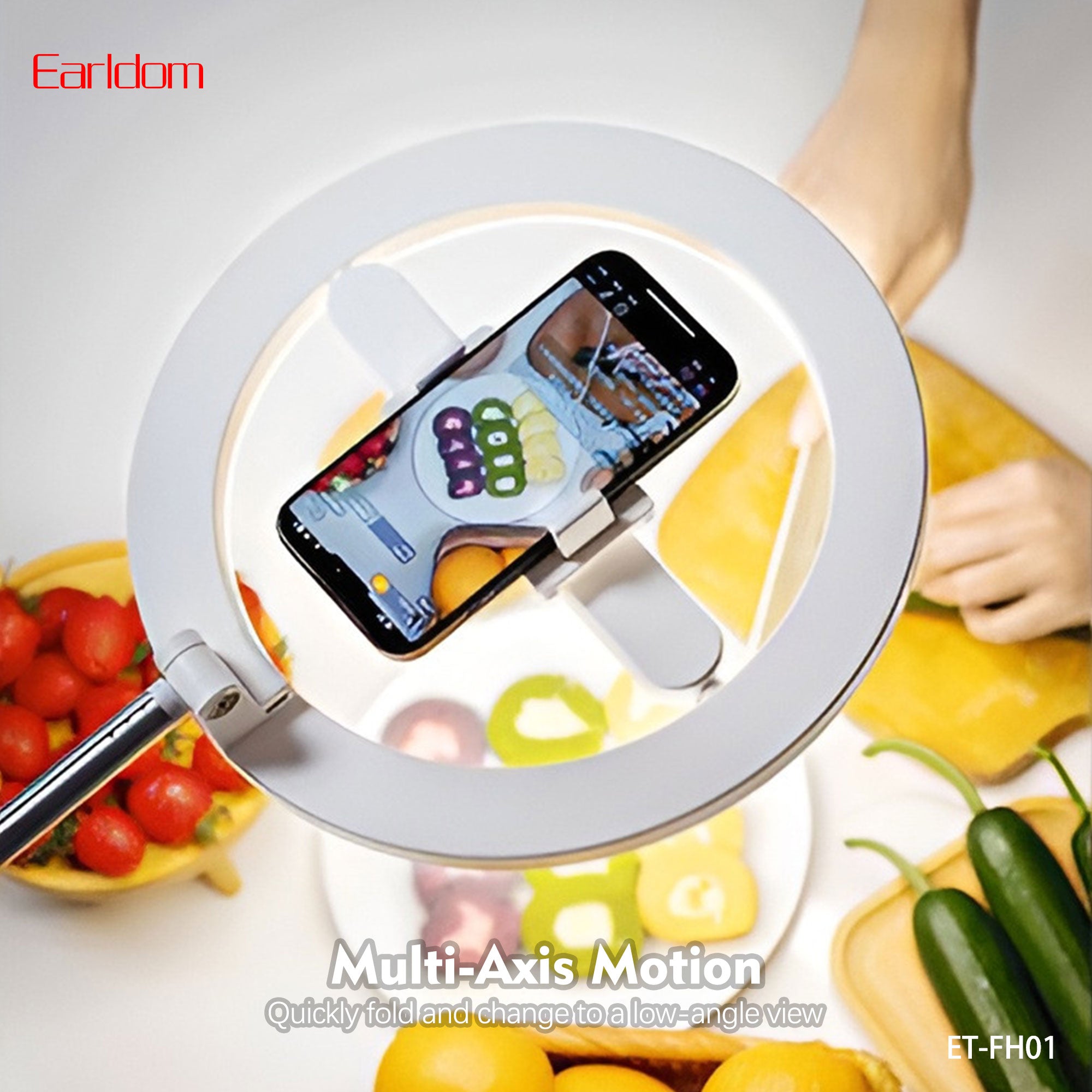 Rechargeable ring light  Live streaming stand
