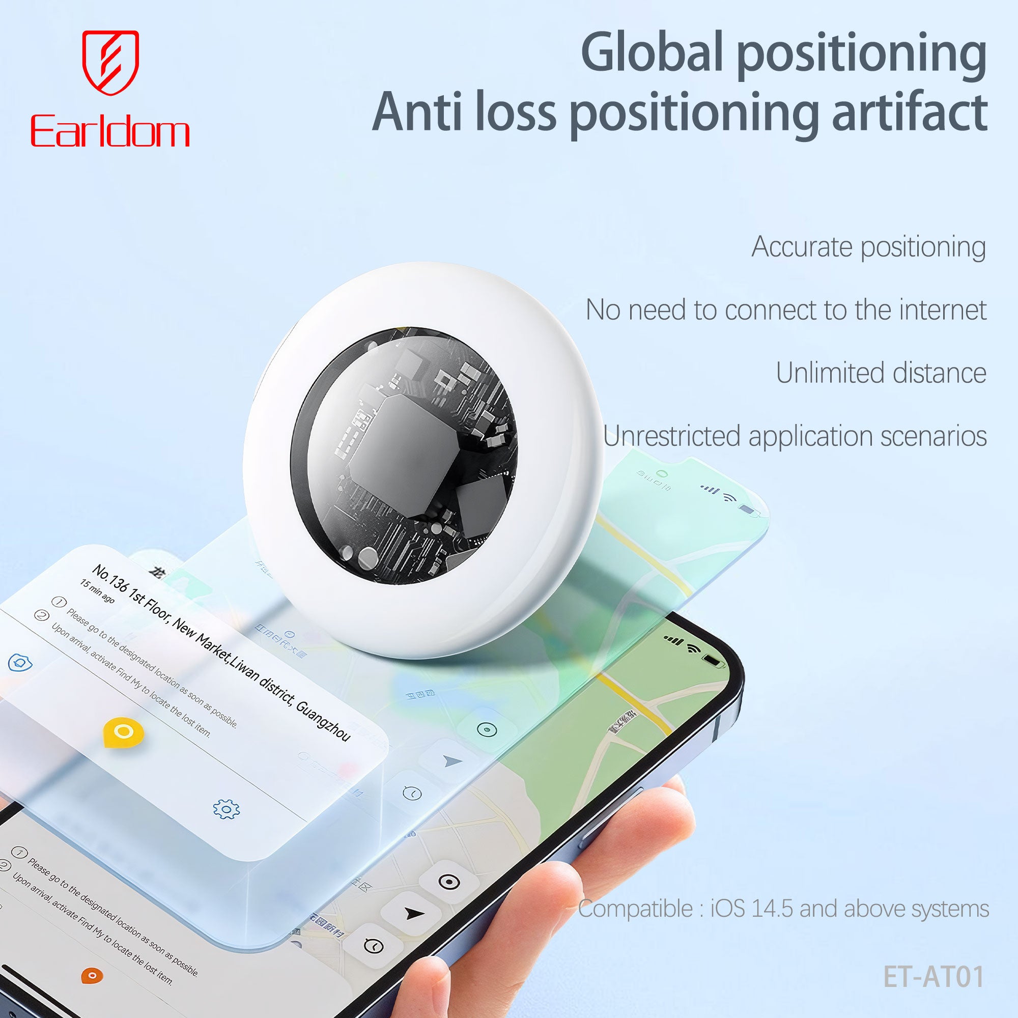 Global Positioning Anit Loss gps Tracker  ET-AT01