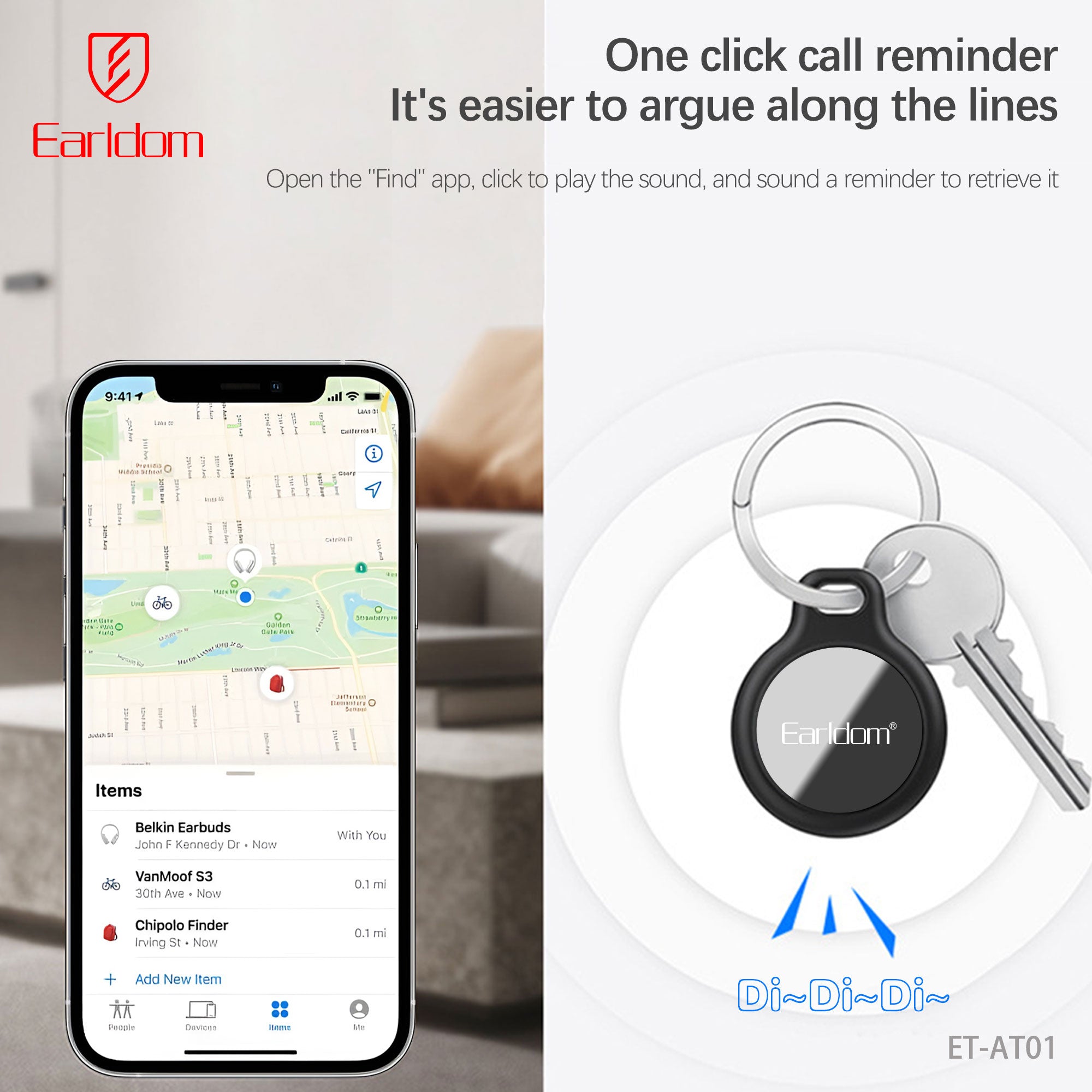 Global Positioning Anit Loss gps Tracker  ET-AT01