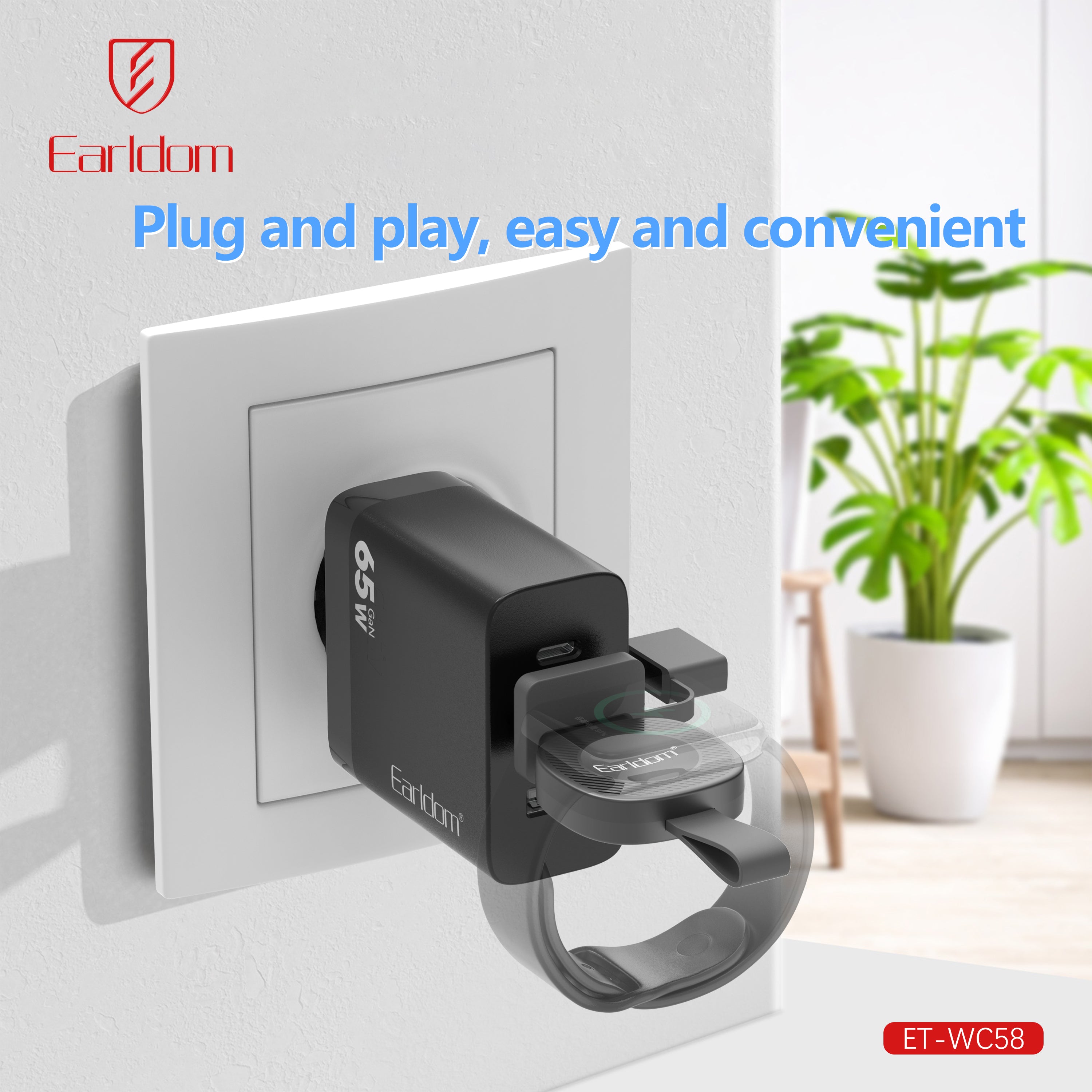 Magnetic watch charger