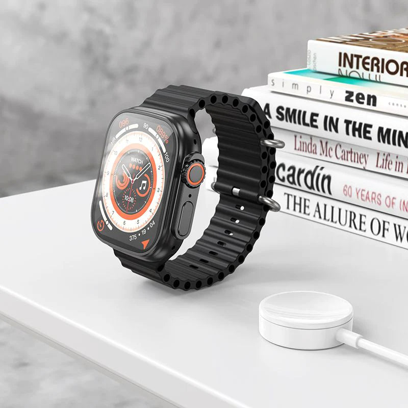 Hoco 49mm Smart Sports Watch Heart Rate Sleep Supports Calls Y12 Ultra