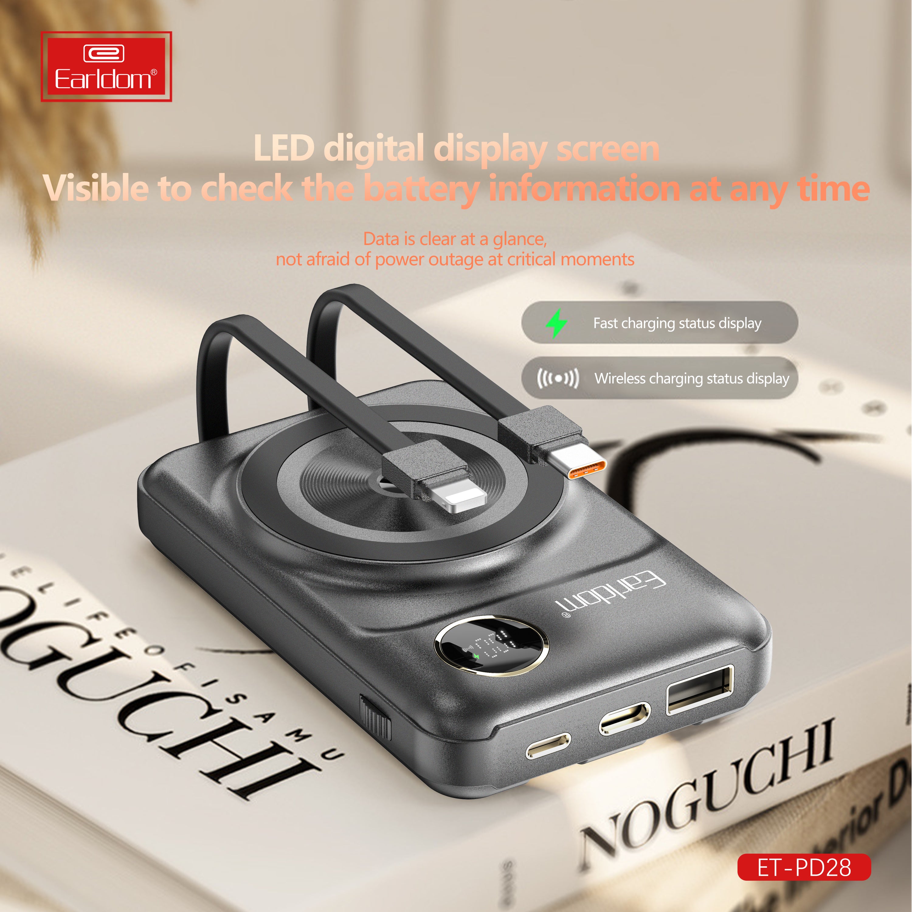 ET-PD28 Wireless powerBank