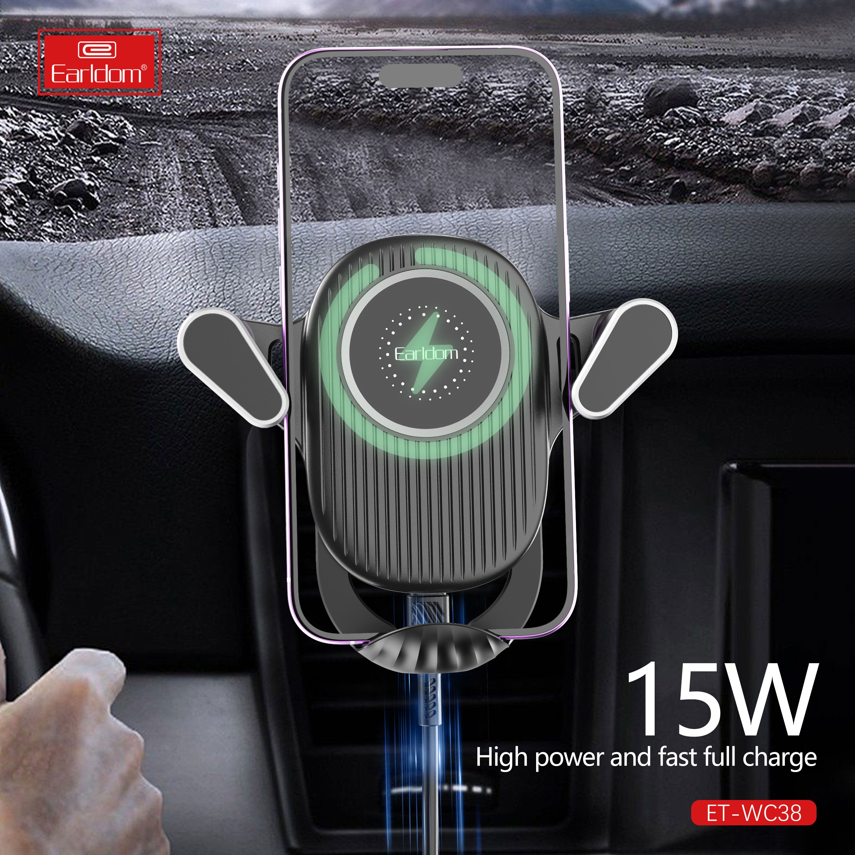 ET-WC38 15w Car wilress holder