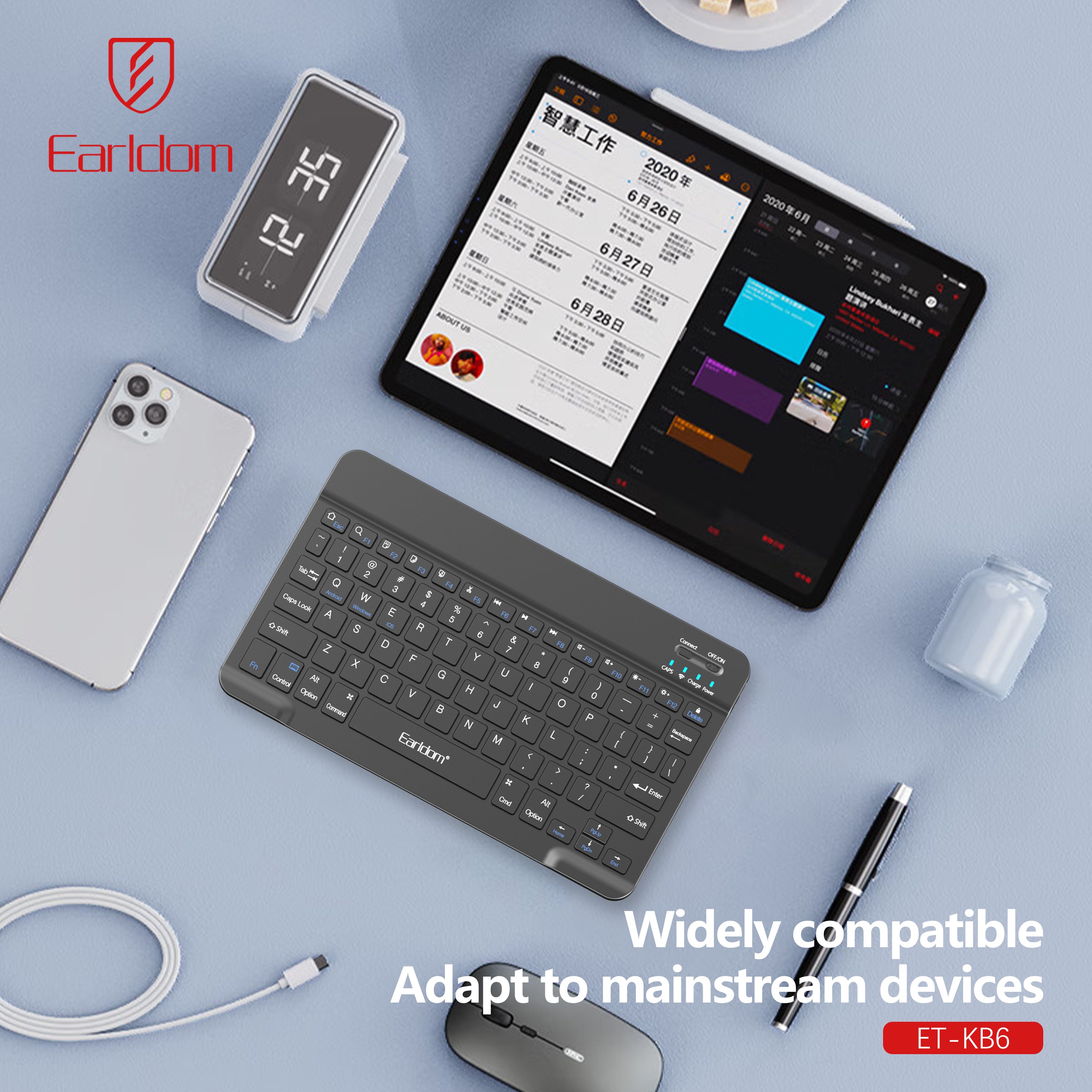 Bluetooth Keyboard ipad ET-KB6