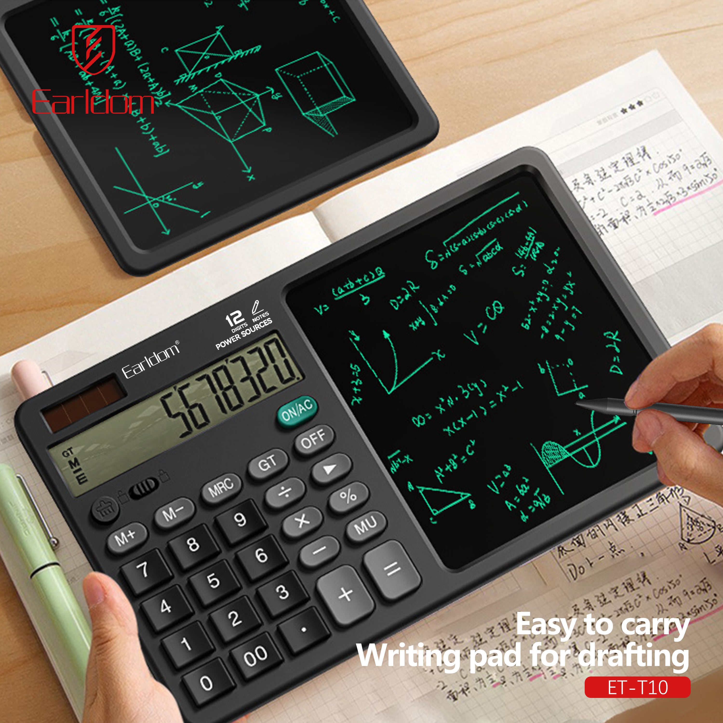 Calculator with Notepad ET-T10