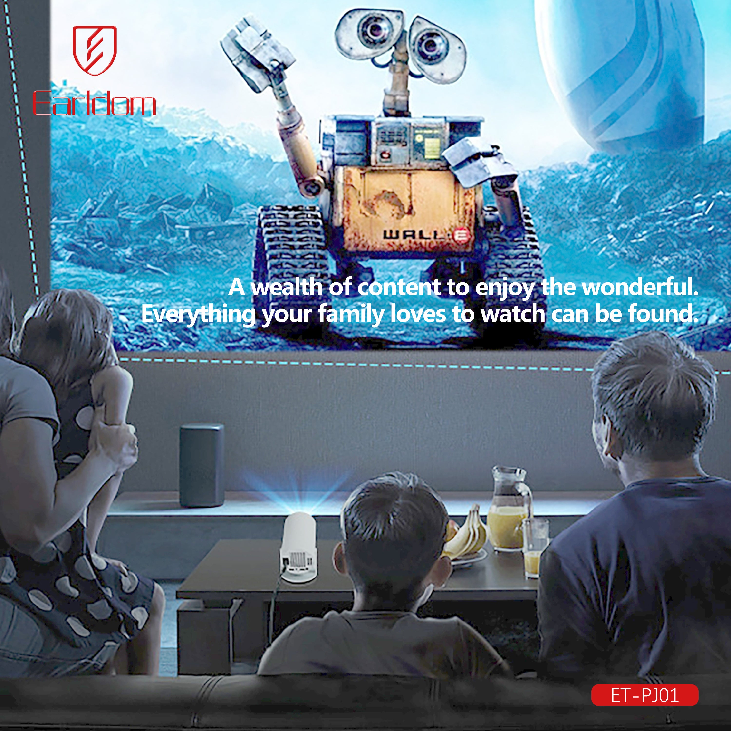 ET-PJ01  4K Hdmi Pojector