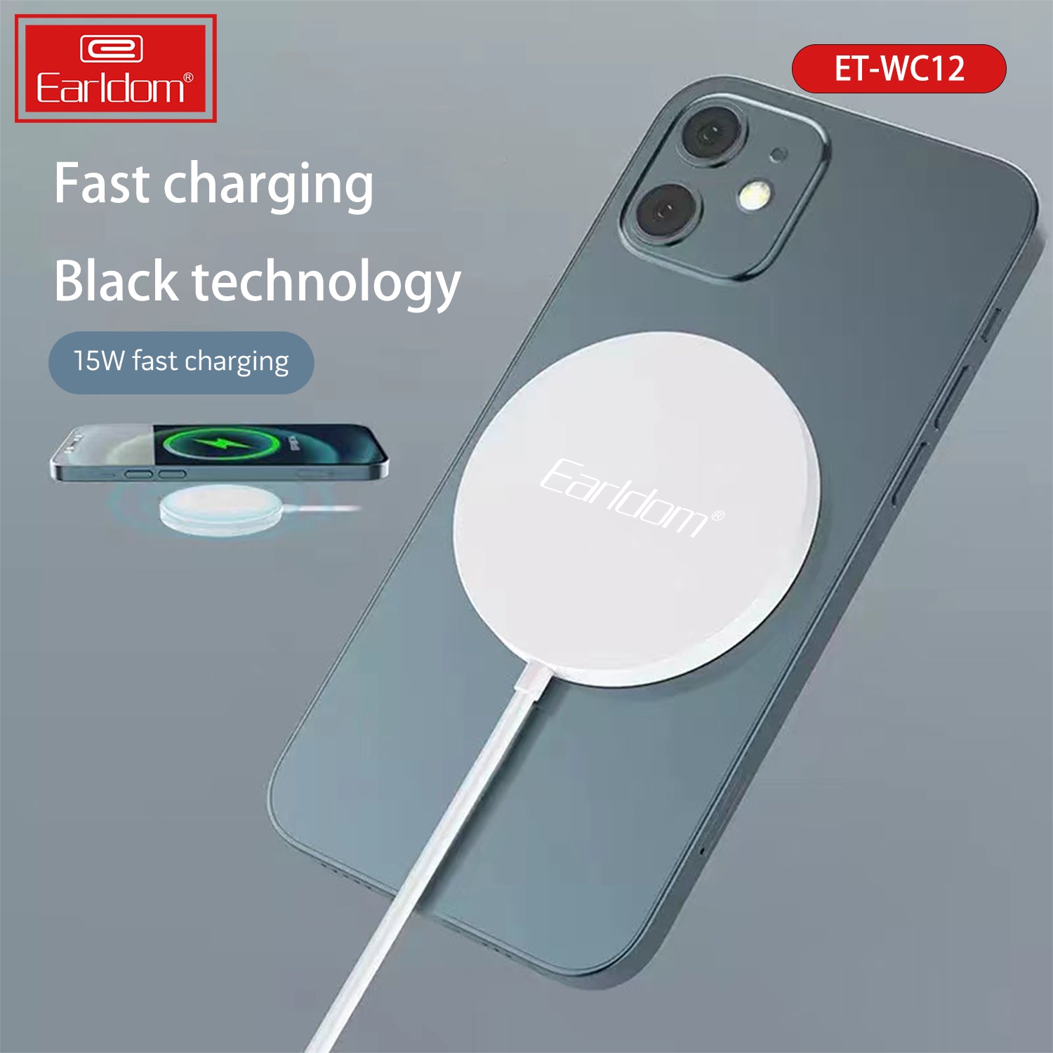 ET-WC12 wireless charger for iphone