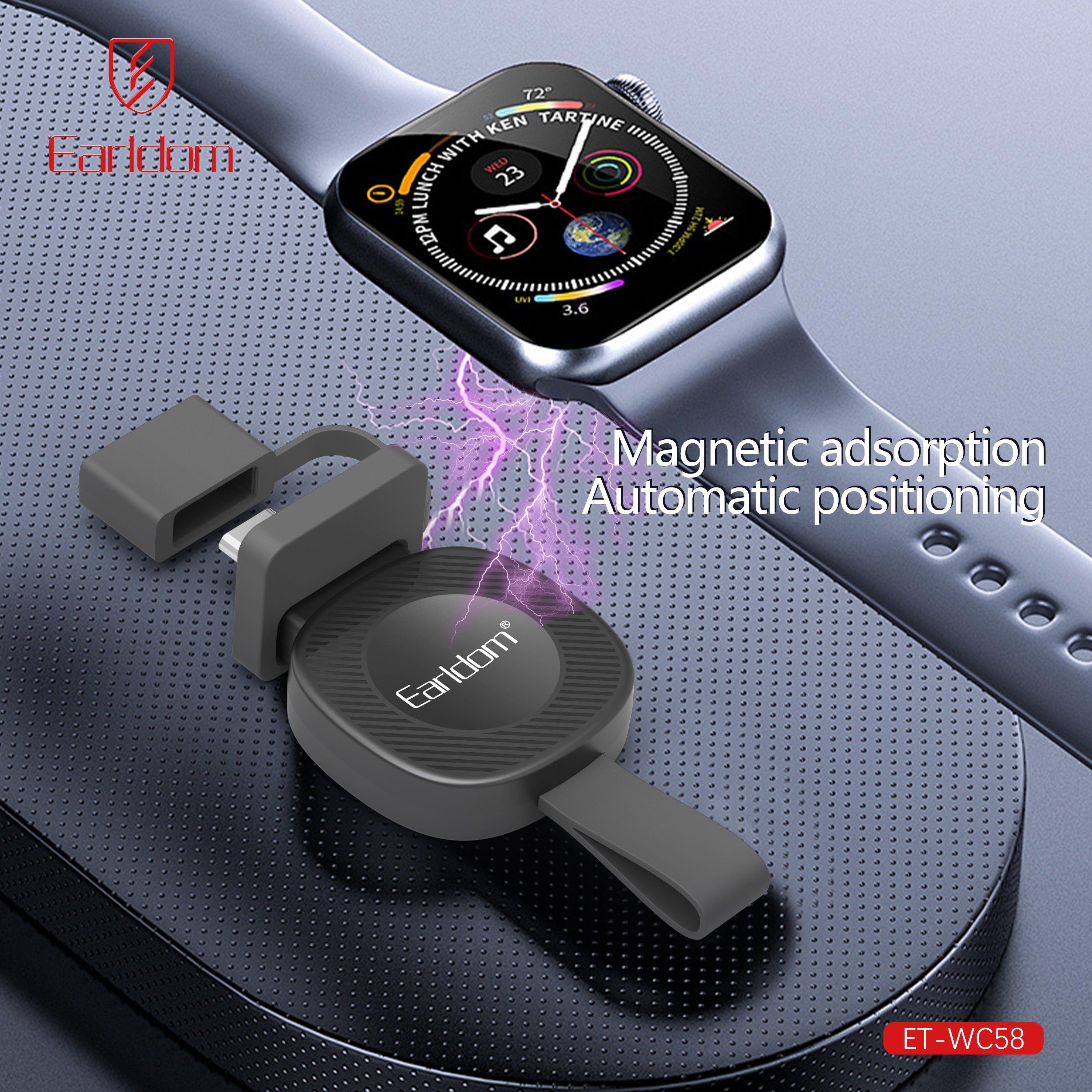 Magnetic watch charger