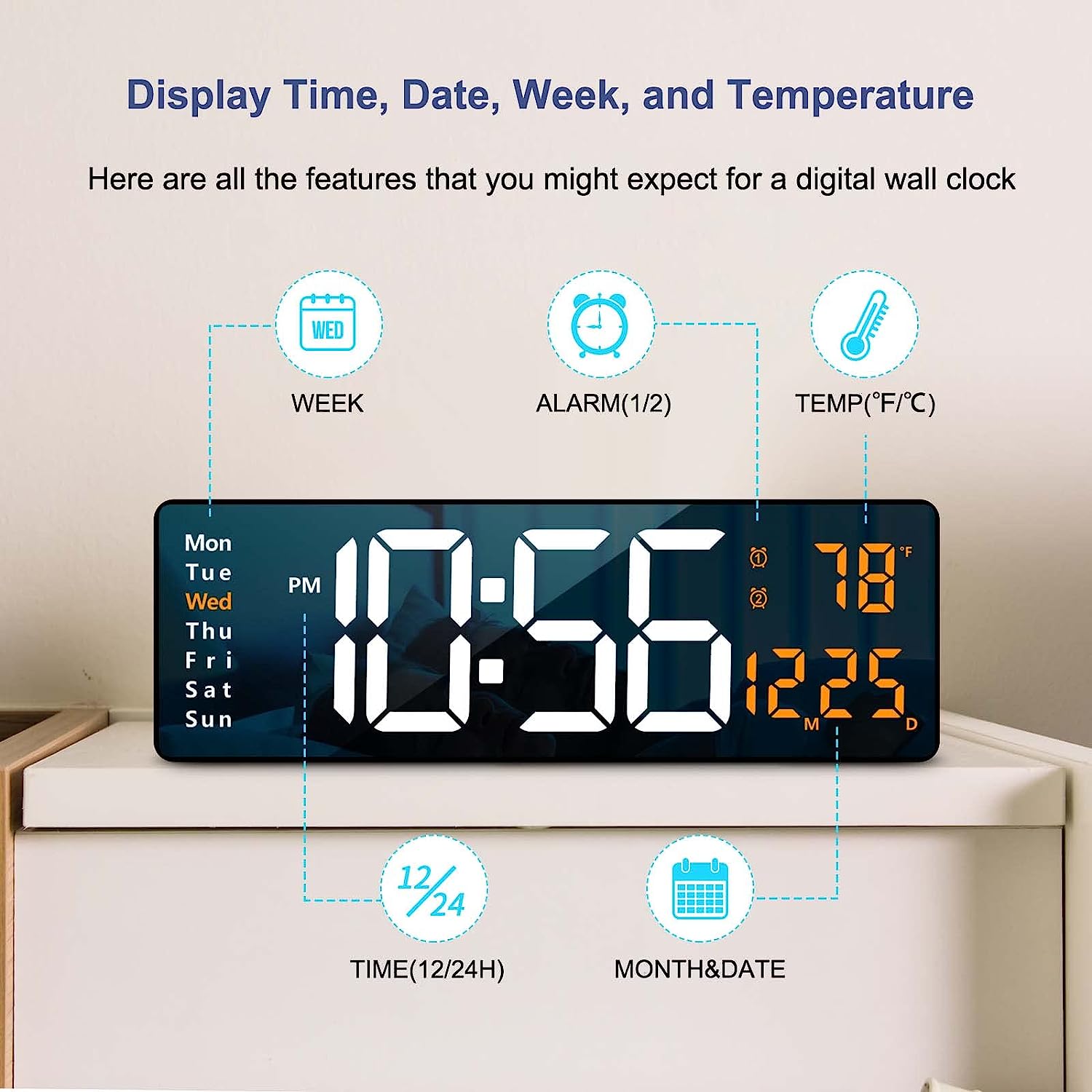 Big Size LED Clock
