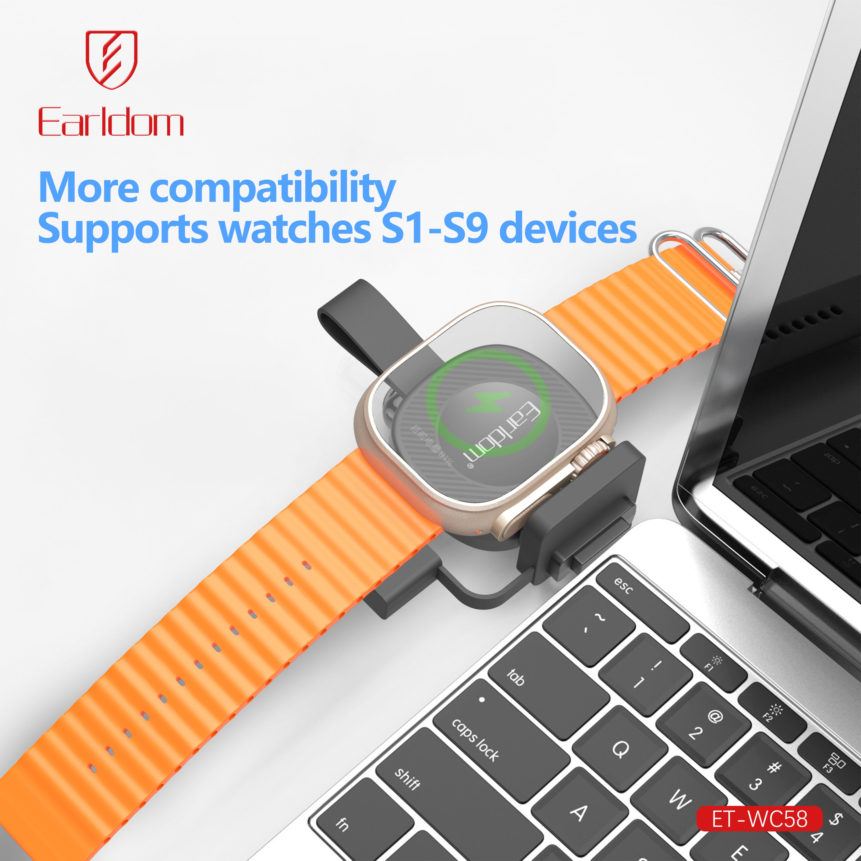 Magnetic watch charger