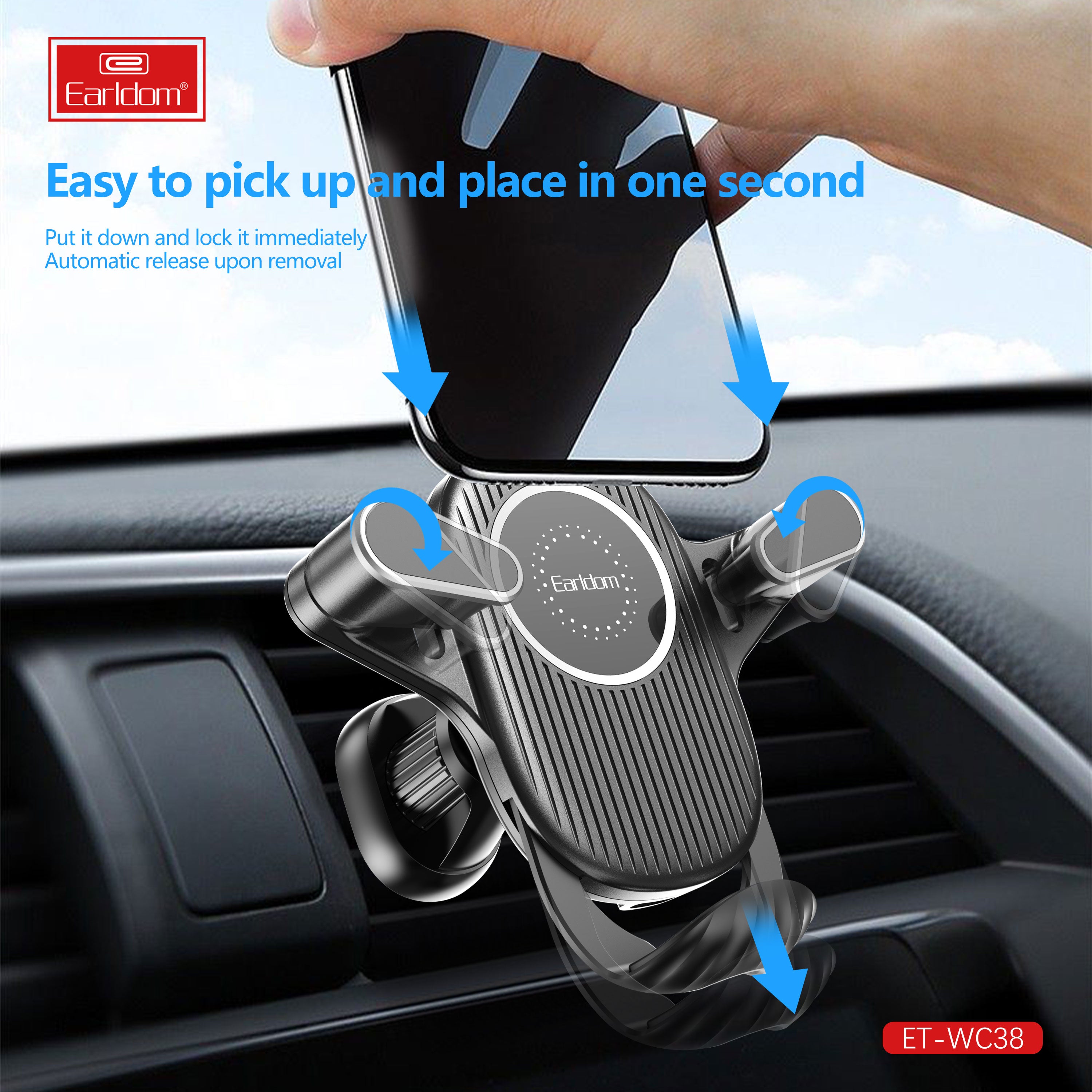 ET-WC38 15w Car wilress holder