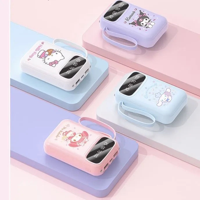 Sanrio 10000 Mah Powerbank with cable