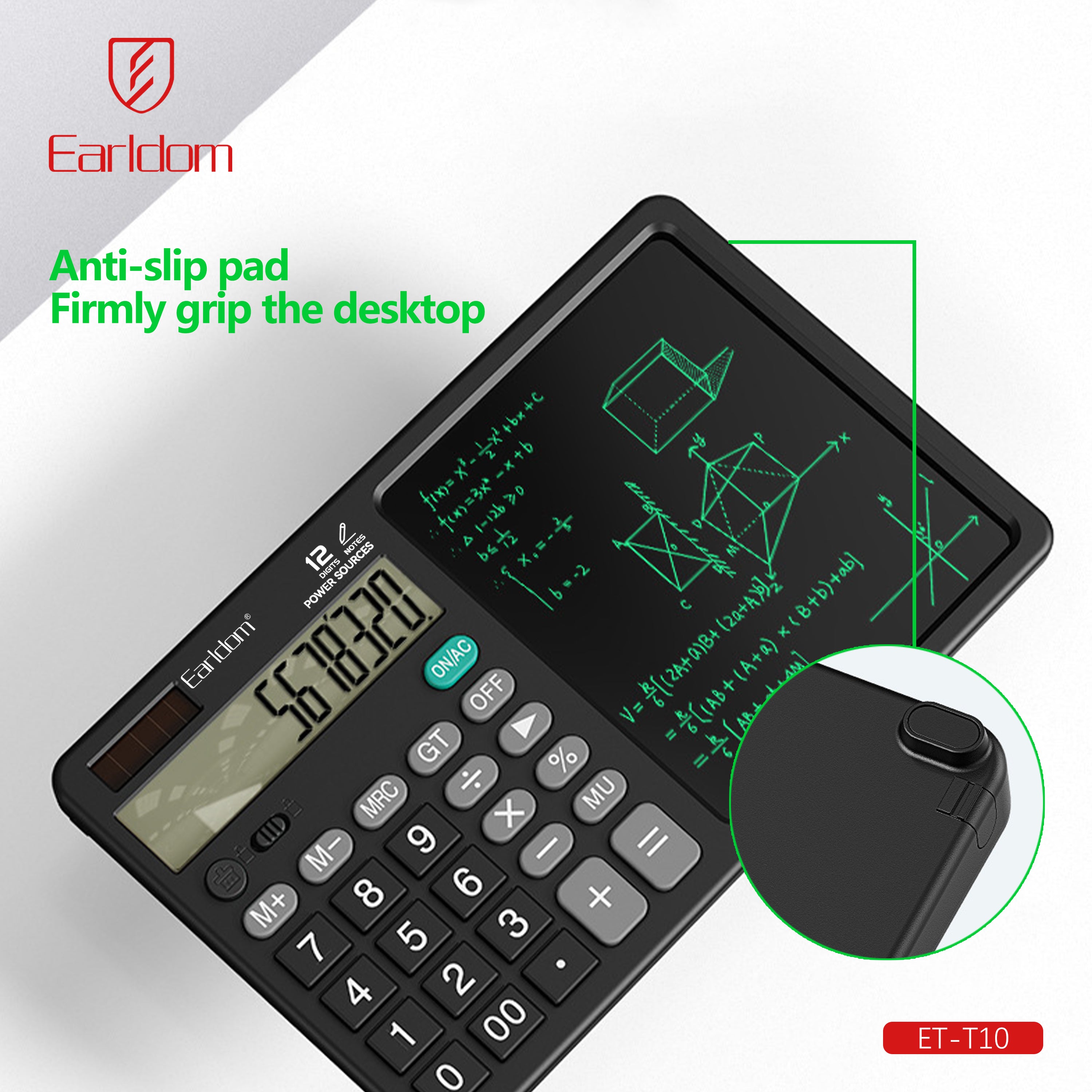 Calculator with Notepad ET-T10