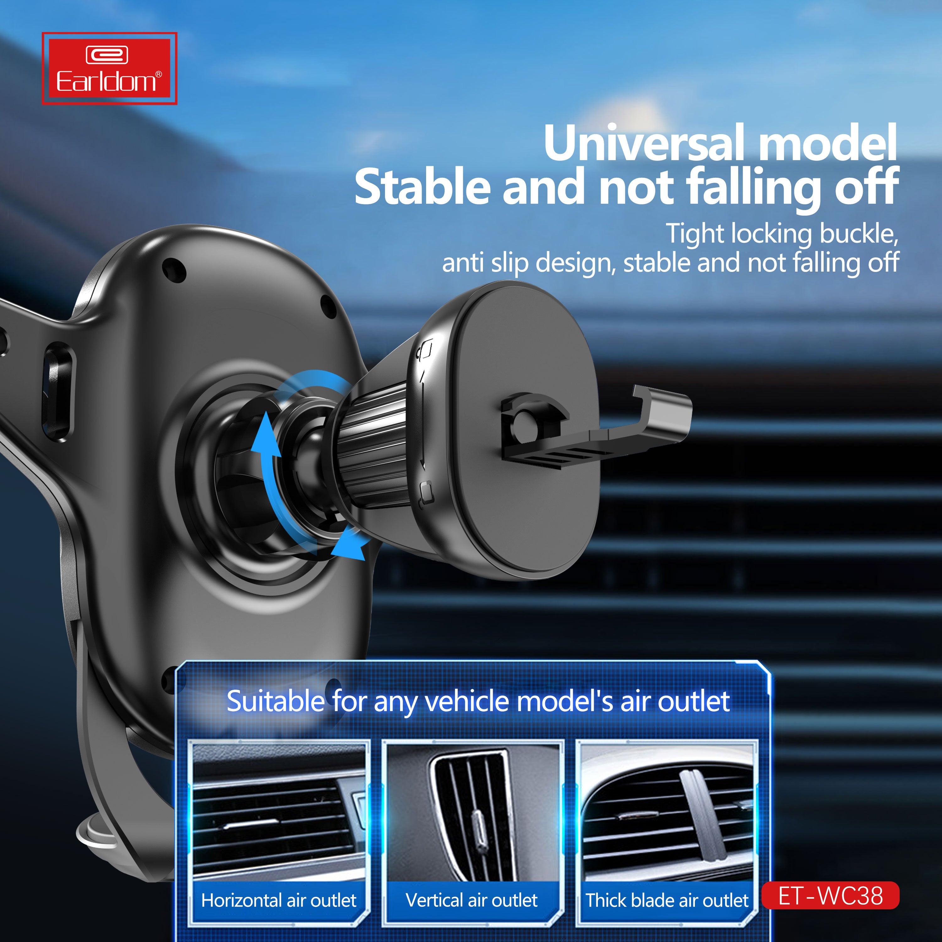 ET-WC38 15w Car wilress holder