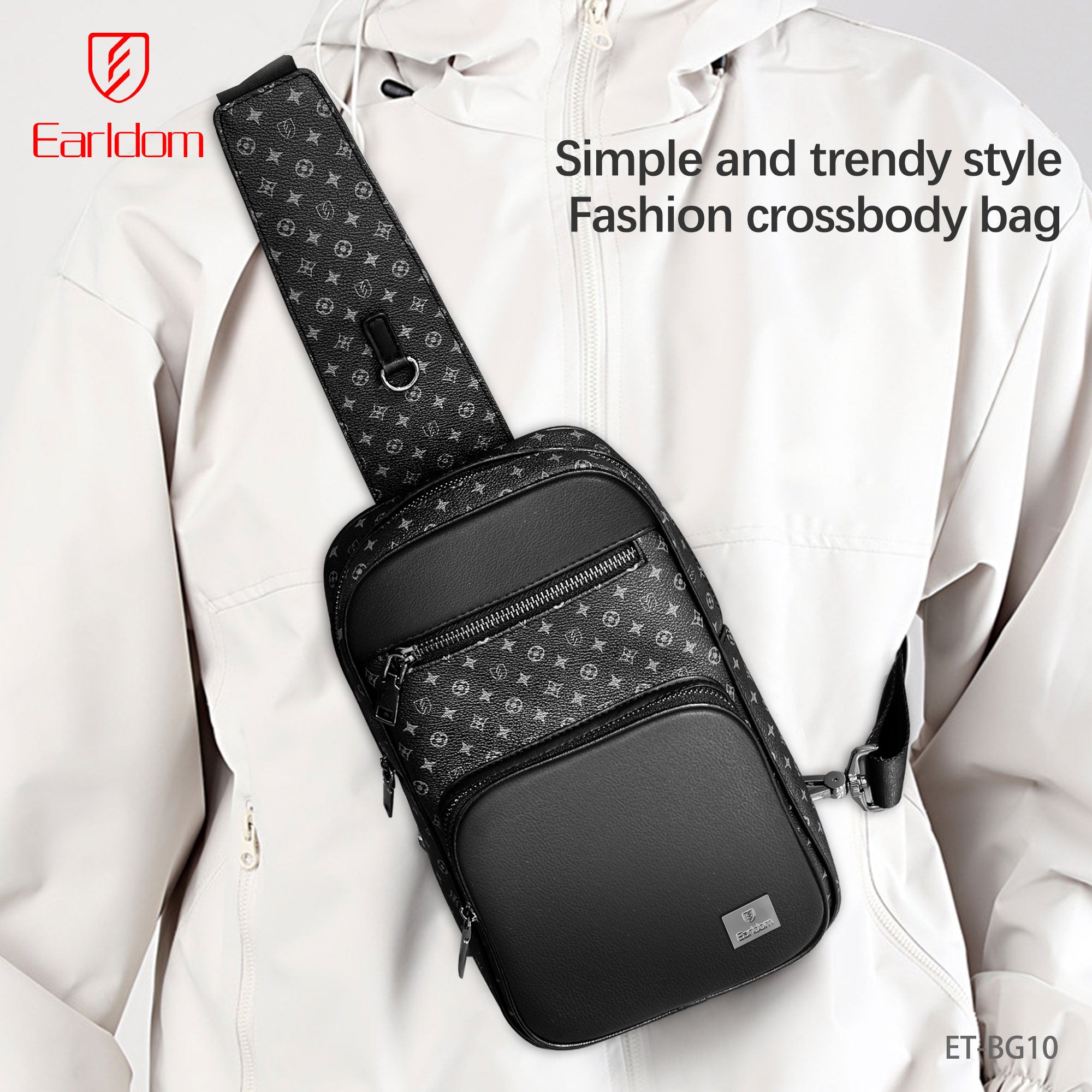 Earldom ET-BG10 Tech Bag 10.5CM - Black