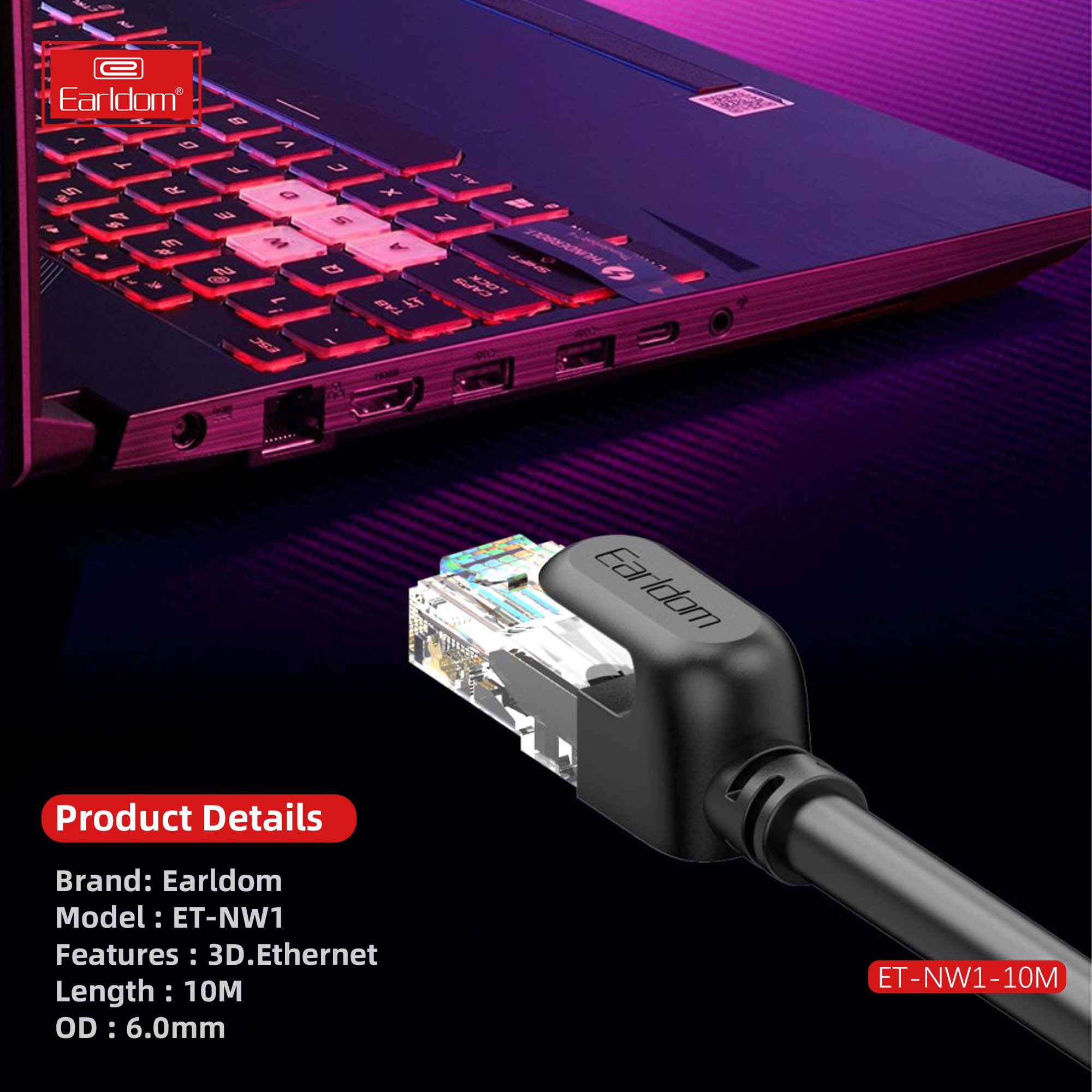 Cat6 High Quality 26AWG Stranded Snagless UTP Ethernet Network LAN Patch Cable