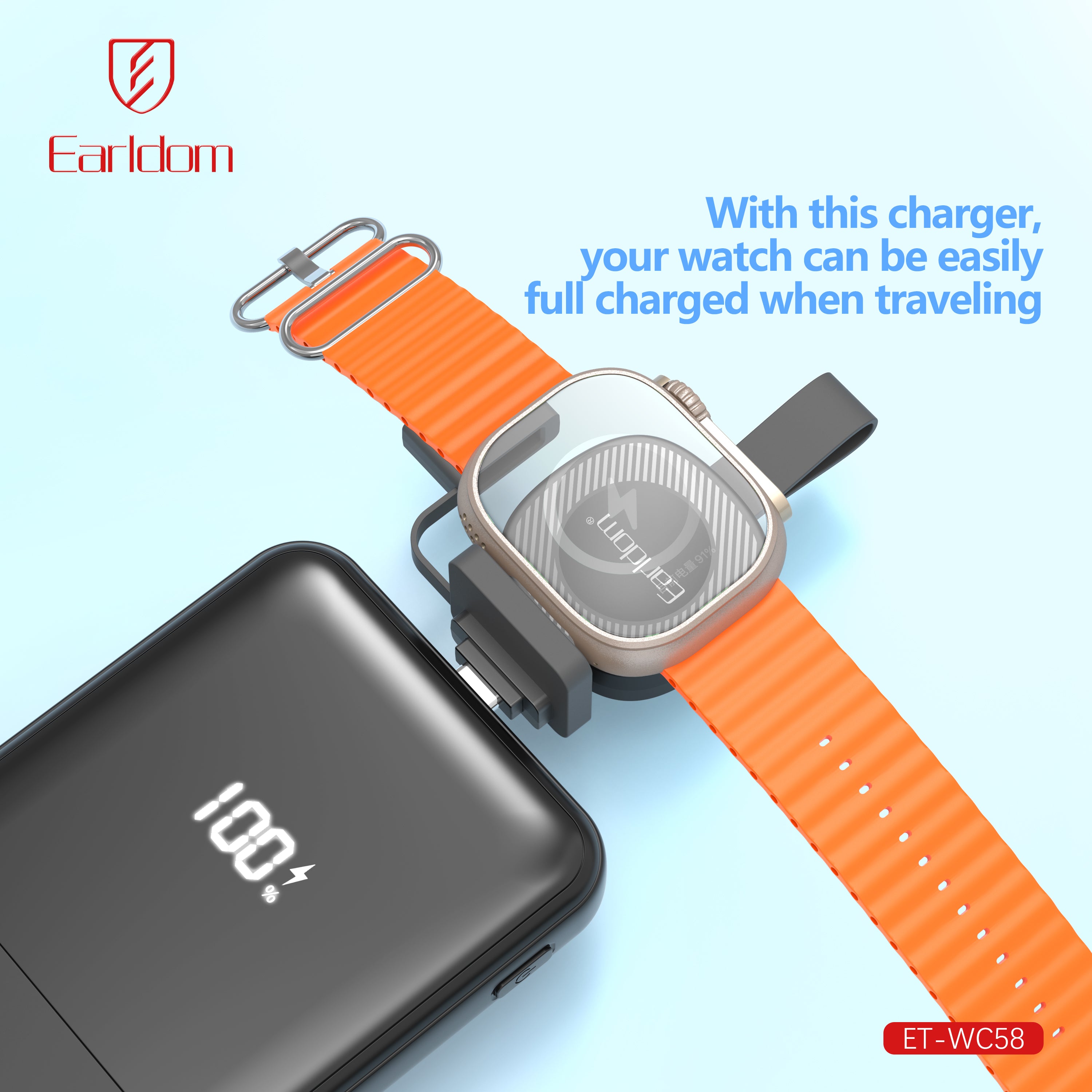 Magnetic watch charger