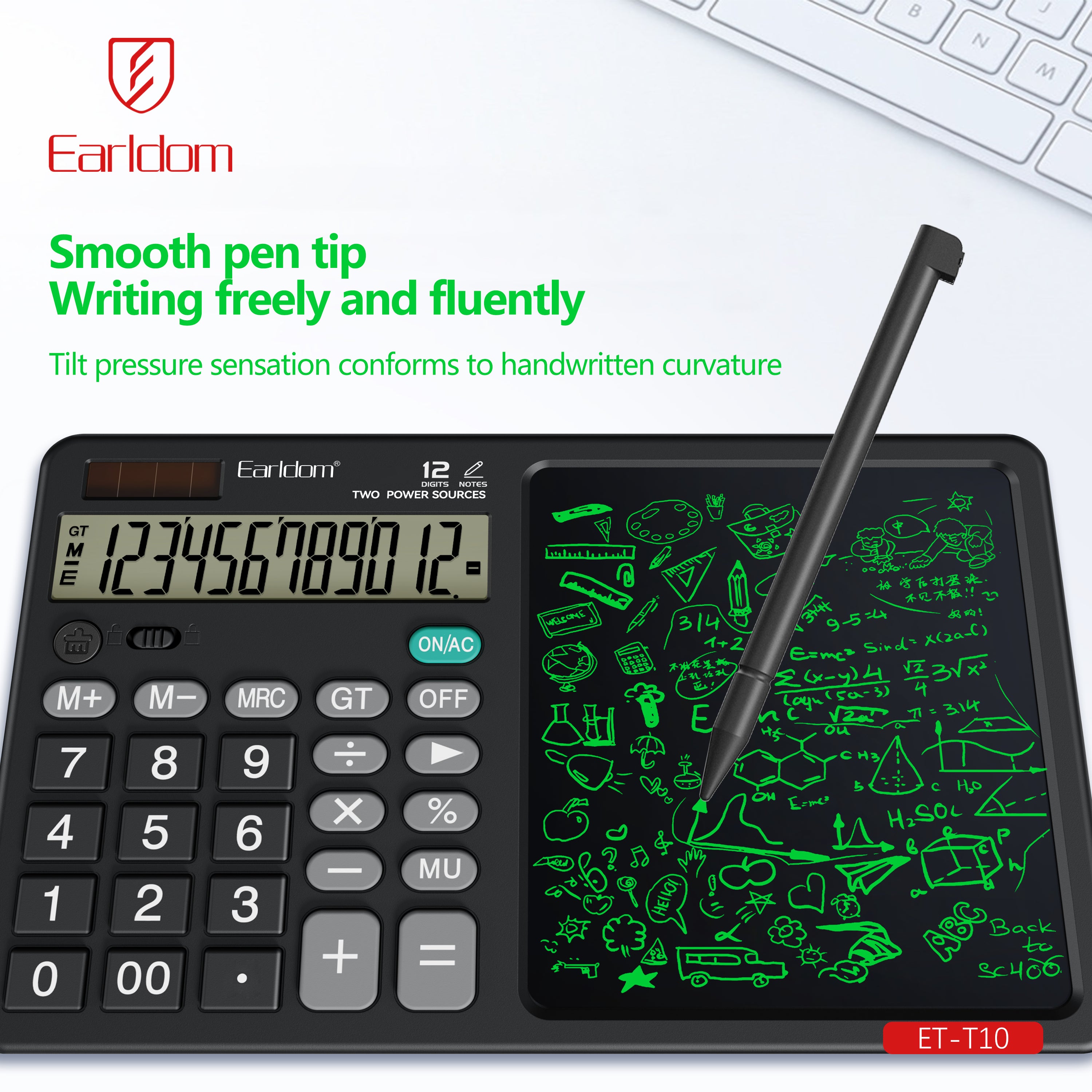 Calculator with Notepad ET-T10
