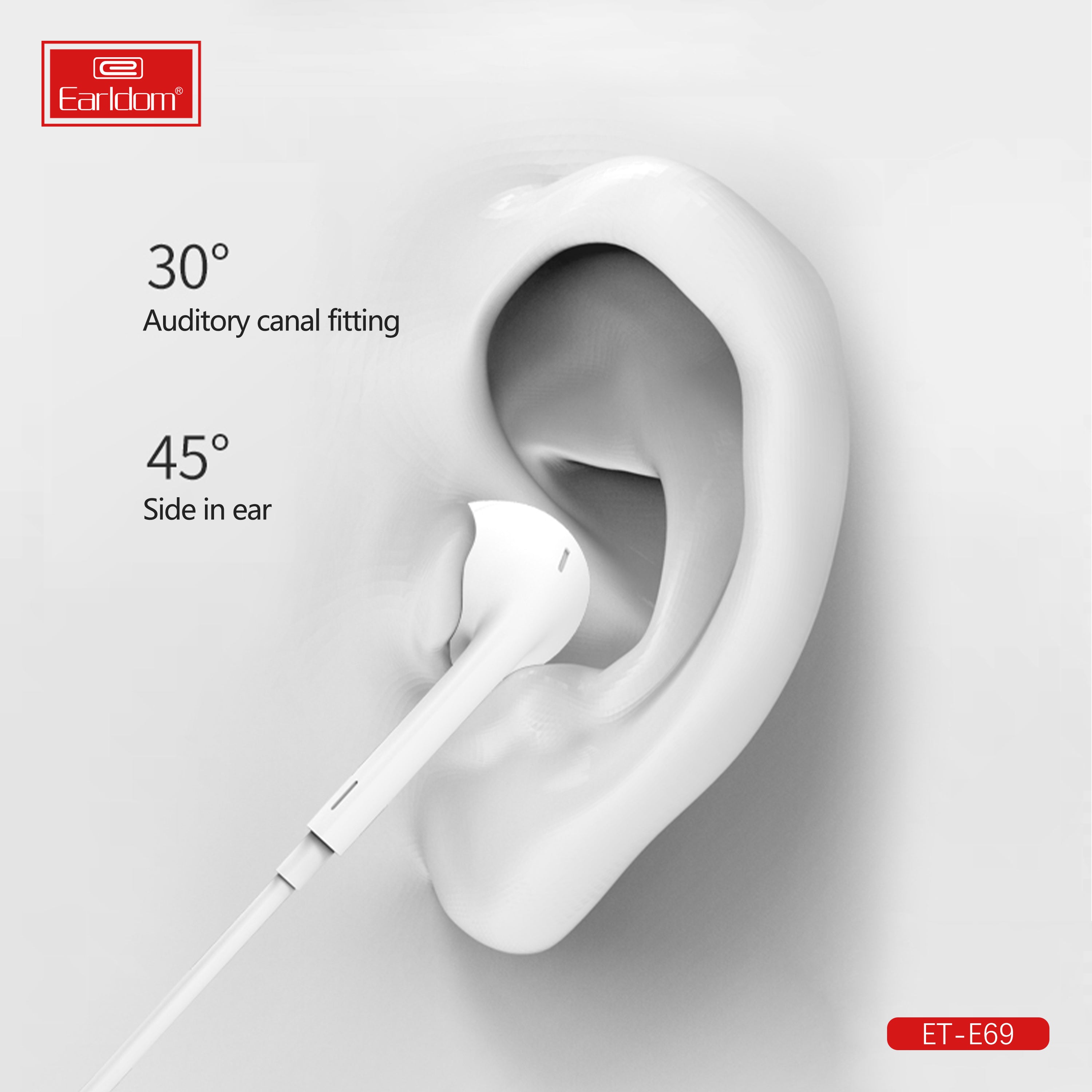 E69 Lighting Earphone Plug And USE