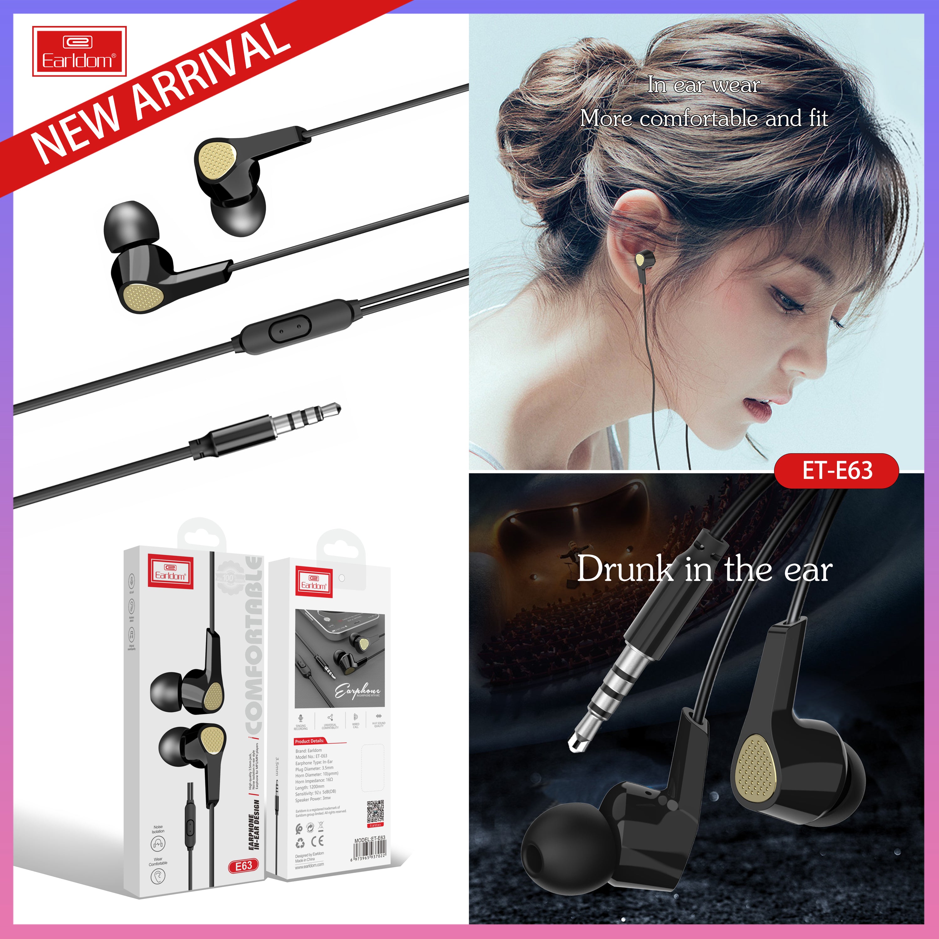 ET-E63 Earphone