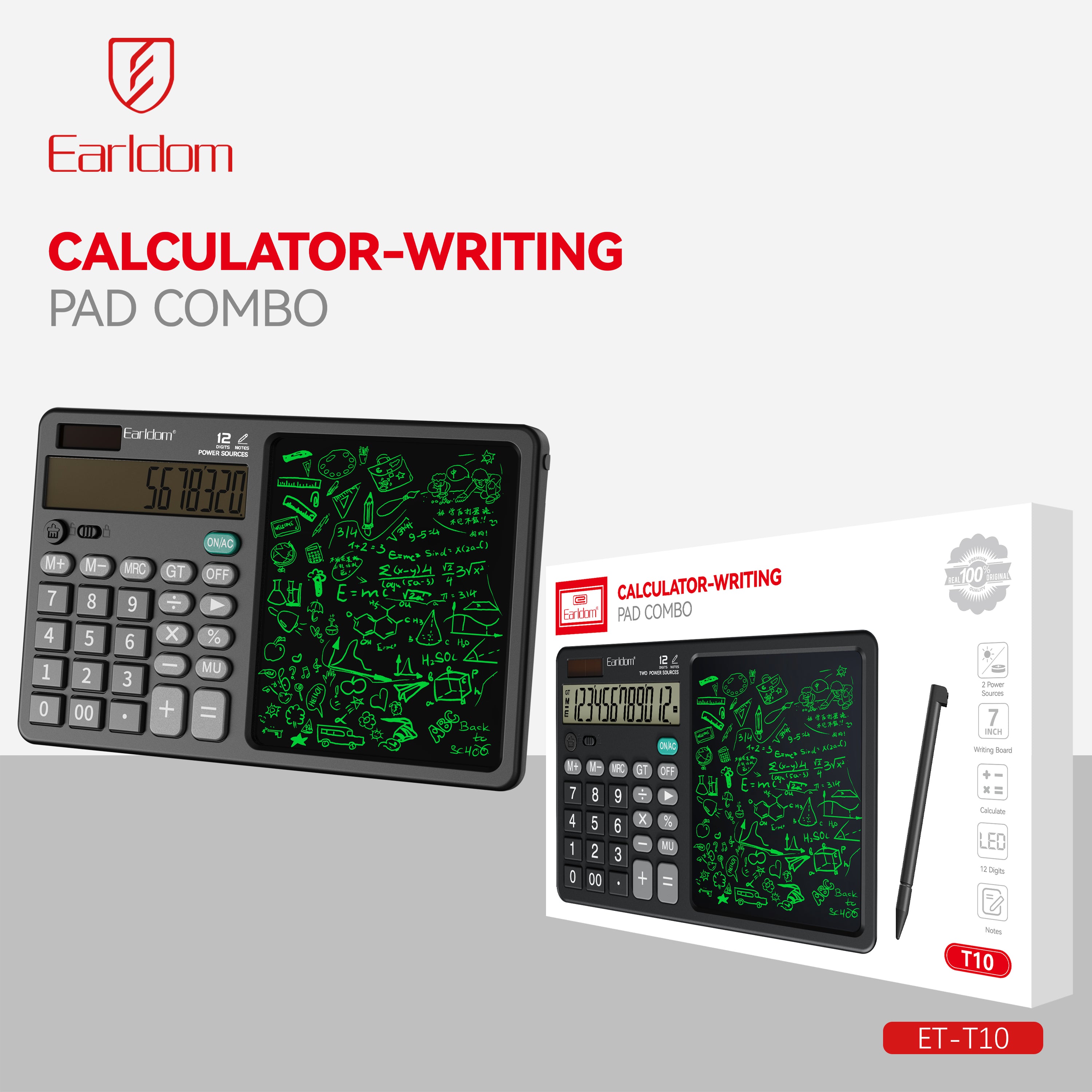 Calculator with Notepad ET-T10