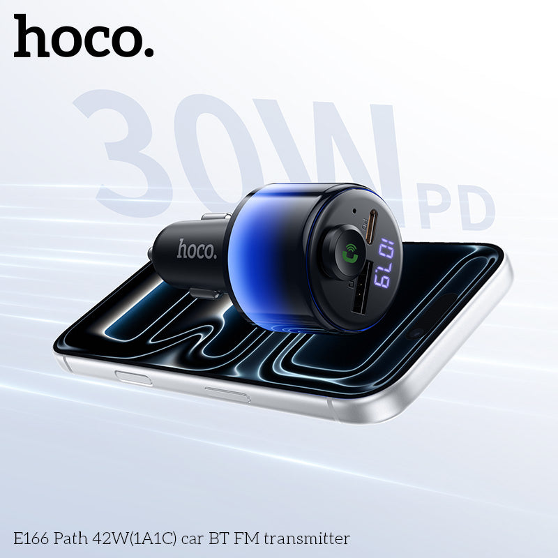 HD_SYNC:E166 Path 42W(1A1C) car BT FM transmitter