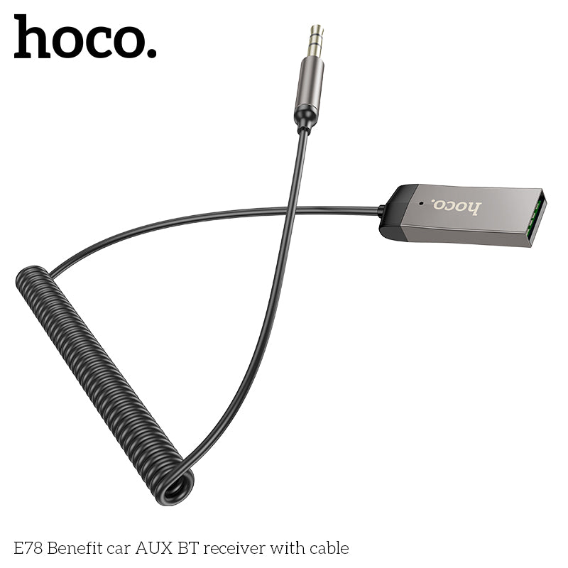 HD_SYNC:E78 Benefit car AUX BT receiver with cable