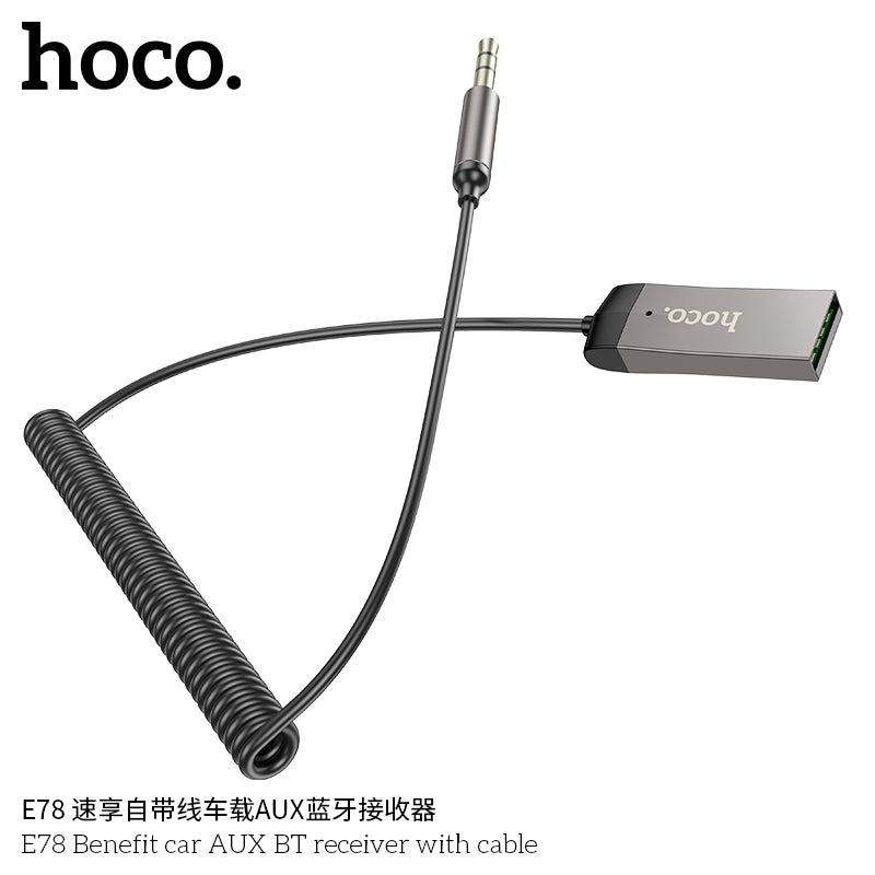 HD_SYNC:E78 Benefit car AUX BT receiver with cable