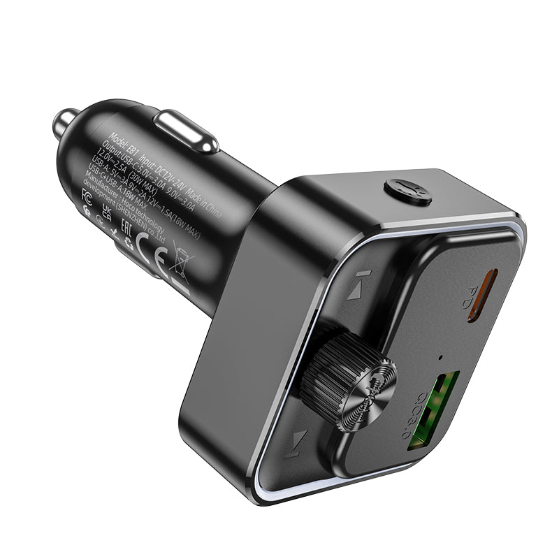 HD_SYNC:E81 Fantasy PD30W+QC3.0 car BT FM transmitter