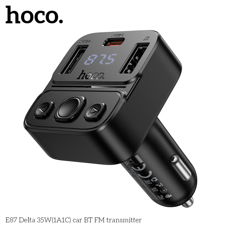 HD_SYNC:E87 Delta 35W(1A1C) car BT FM transmitter