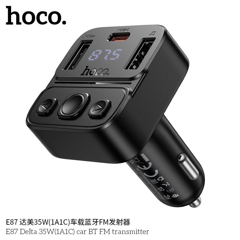 HD_SYNC:E87 Delta 35W(1A1C) car BT FM transmitter