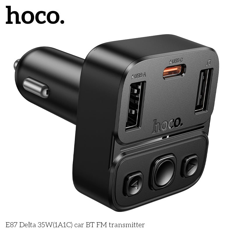 HD_SYNC:E87 Delta 35W(1A1C) car BT FM transmitter