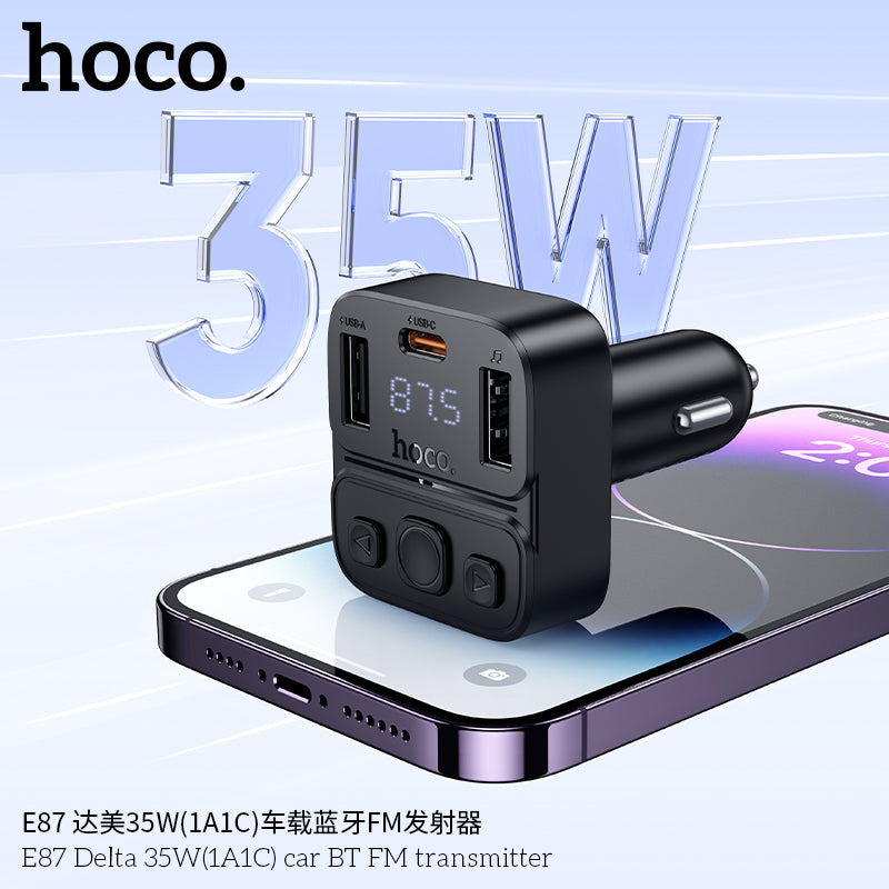 HD_SYNC:E87 Delta 35W(1A1C) car BT FM transmitter