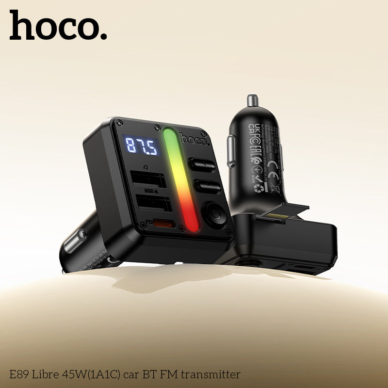 HD_SYNC:E89 Libre 45W(1A1C) car BT FM transmitter
