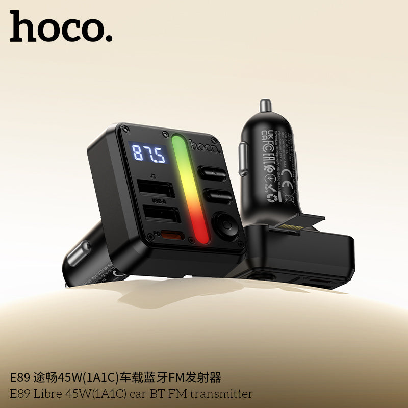HD_SYNC:E89 Libre 45W(1A1C) car BT FM transmitter