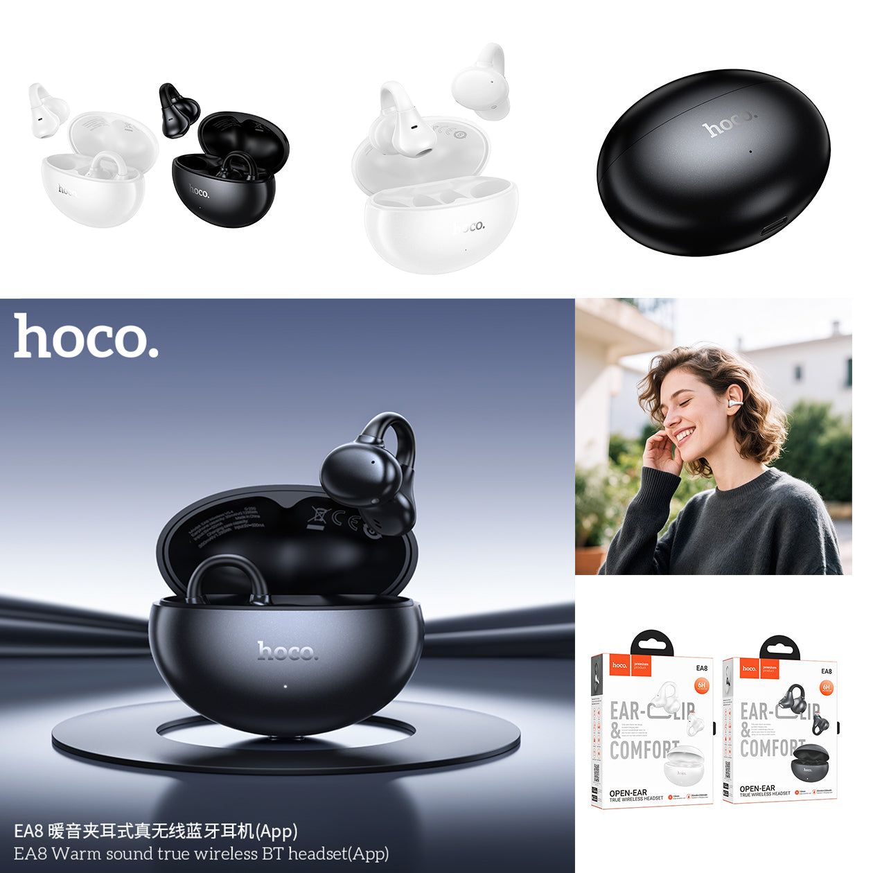 HD_SYNC:EA8 Warm sound true wireless BT headset(App)